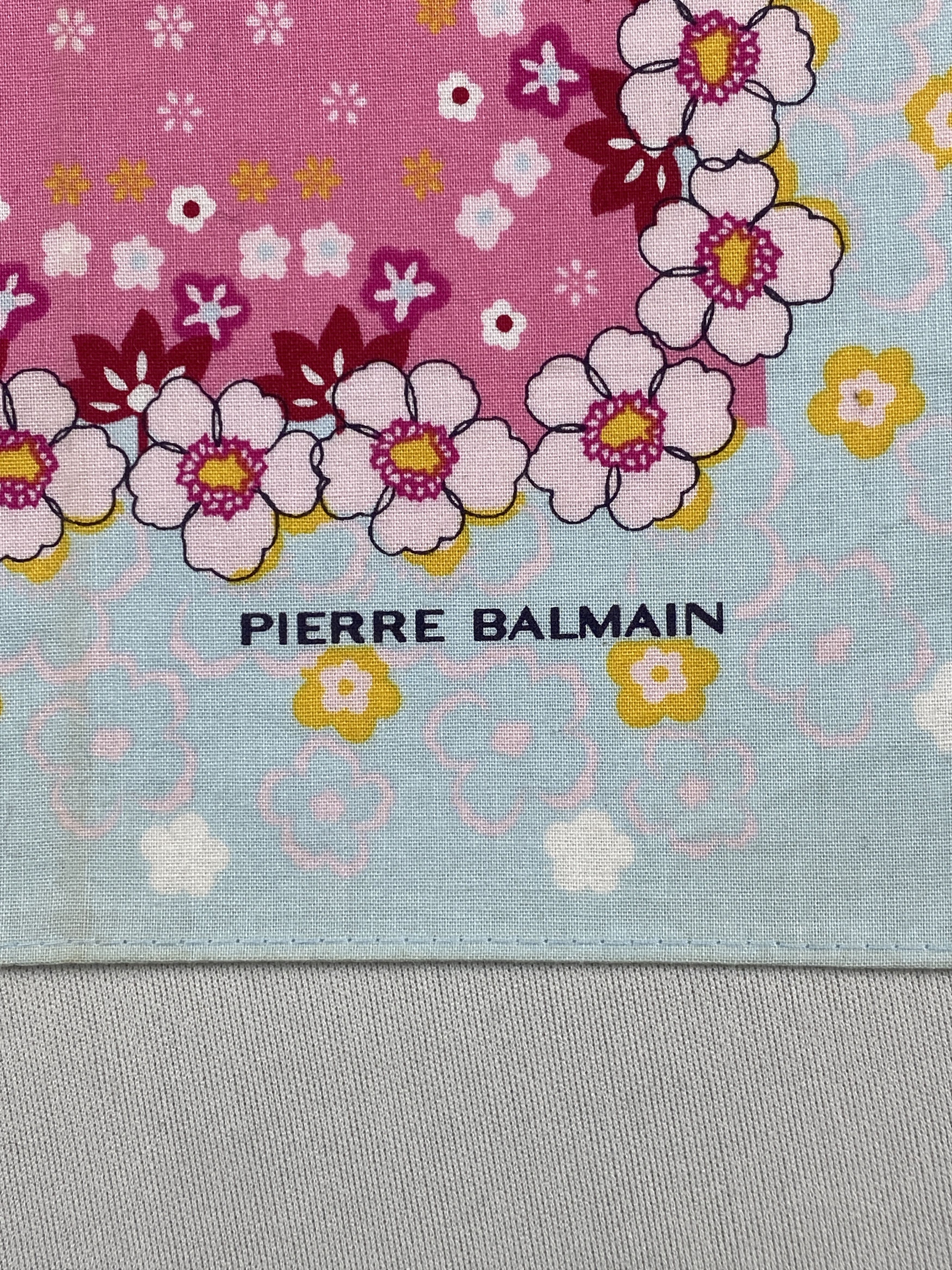 Pierre Balmain Vtg Pierre Balmain Handkerchief Pocket Square Bandana HM0013 Size ONE SIZE - 6 Thumbnail
