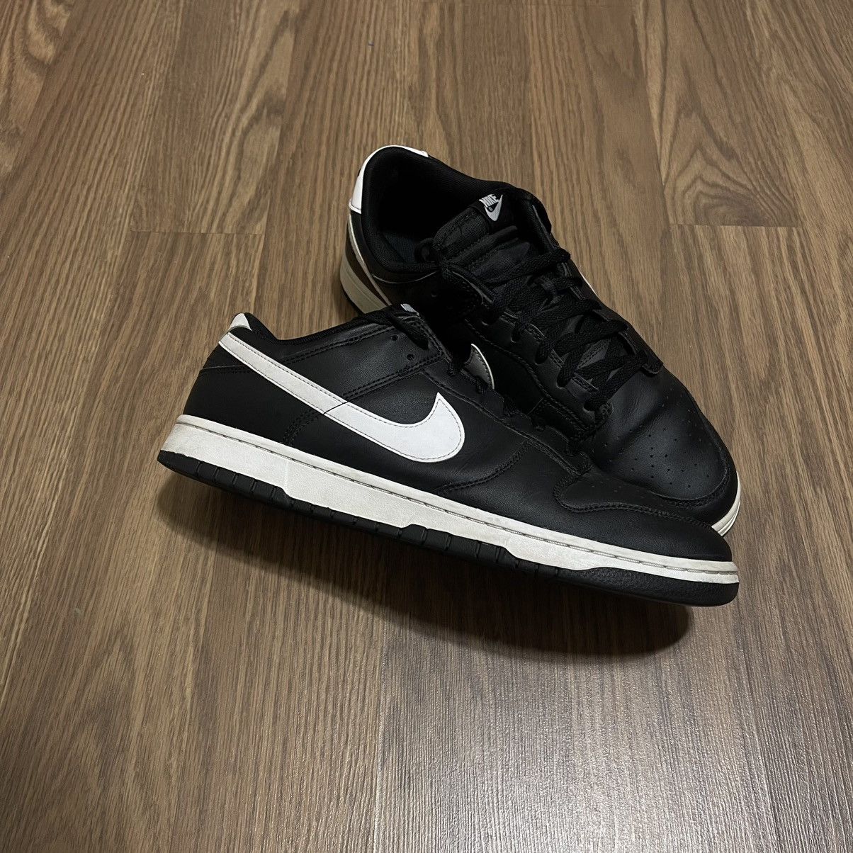 Nike SB Nike Dunk Low Retro Black White DV0831-002 Men's Size 13 Size US 13 / EU 46 - 4 Thumbnail