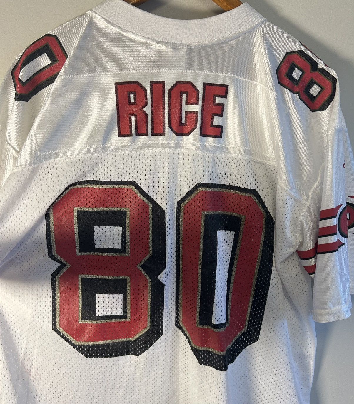 Adidas VTG Adidas Jerry Rice San Francisco 49'ers Football Jersey Size US L / EU 52-54 / 3 - 7 Thumbnail