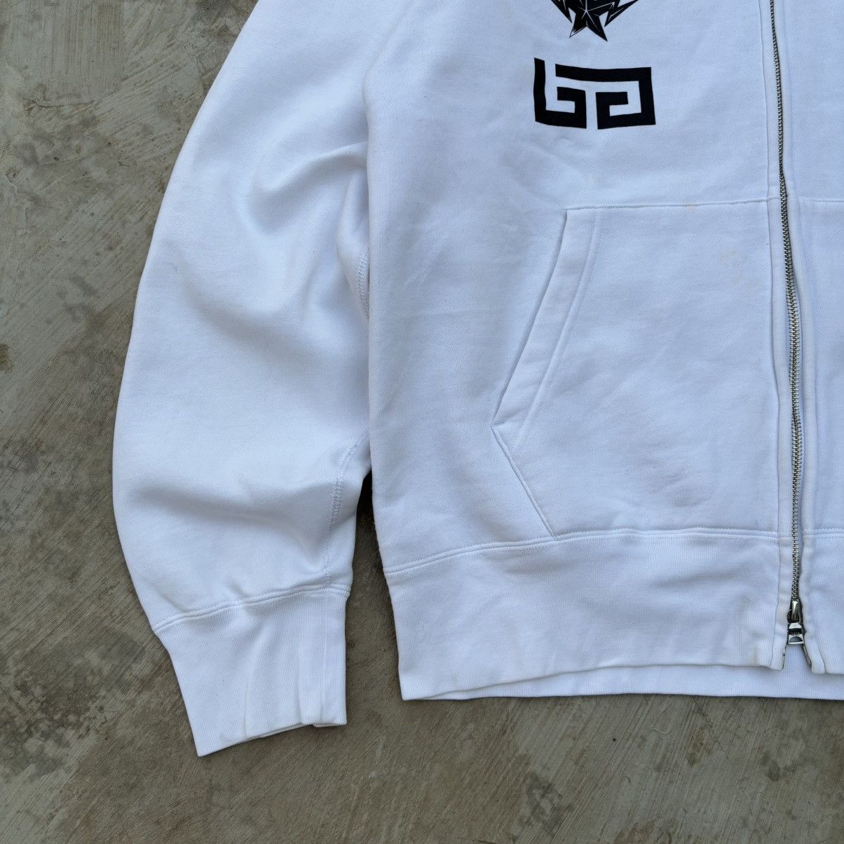 Bape Bape Logo Zip up Hoodie Size US XL / EU 56 / 4 - 4 Thumbnail