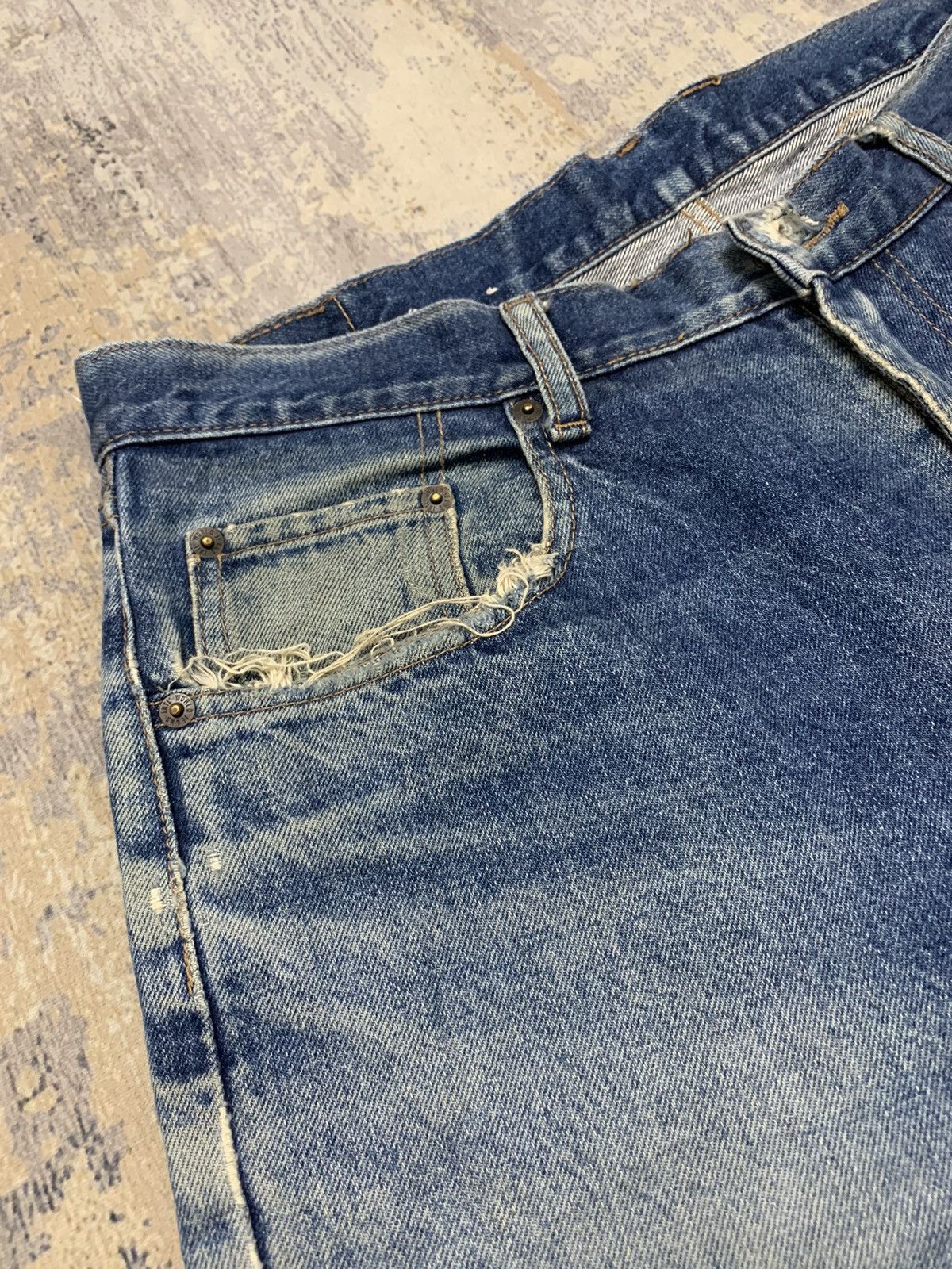 Japanese Brand Vintage Japanese Uniqlo Loose Baggy Jeans W35x29 Size US 35 - 8 Thumbnail