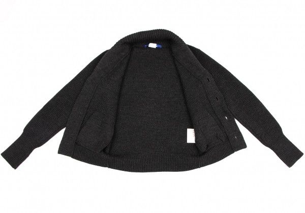 Junya Watanabe Jacket Elbow Patch Wool Knit Black Size US S / EU 44-46 / 1 - 8 Thumbnail