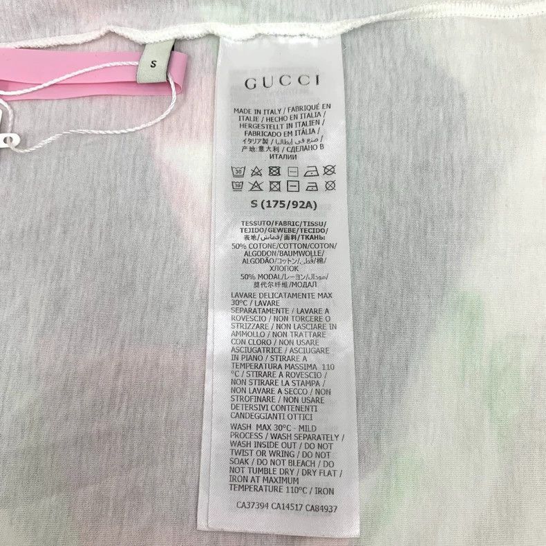 Gucci Gucci White Ink Splash Short Sleeve TShirt-2506 Size US S / EU 44-46 / 1 - 6 Thumbnail