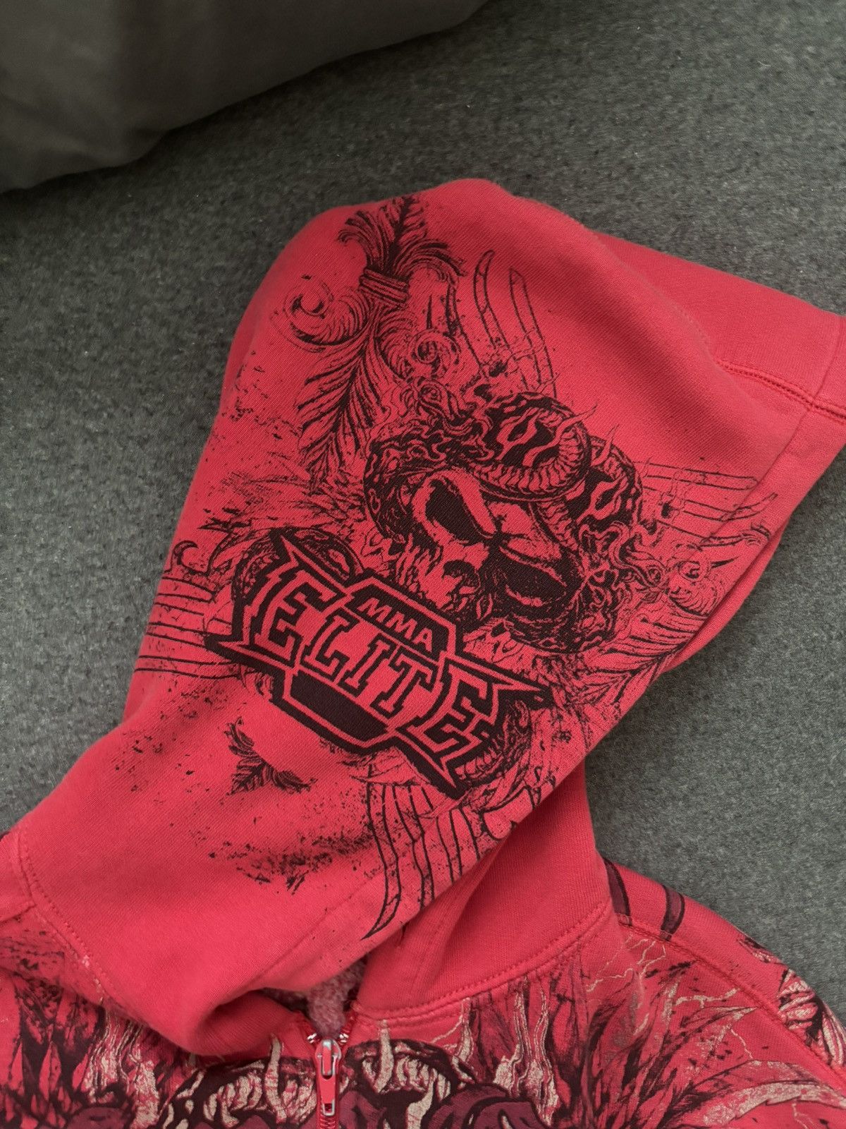 Vintage MMA Elite Skull Zip up Size US M / EU 48-50 / 2 - 3 Thumbnail