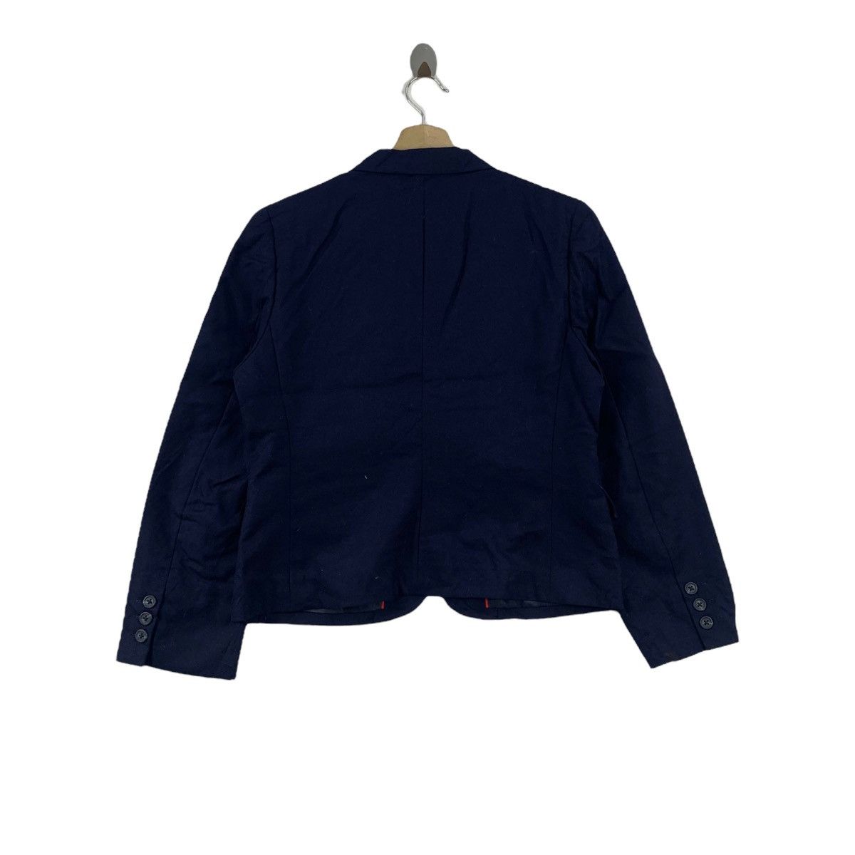 J. Press × Vintage Vintage J.PRESS New York Navy Plain Blazer Coat Size L / US 10 / IT 46 - 3 Thumbnail