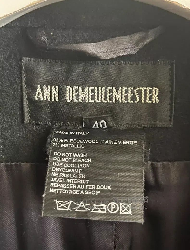 Ann Demeulemeester Ann Demeulemeester 40 wool coat Size M / US 6-8 / IT 42-44 - 3 Thumbnail