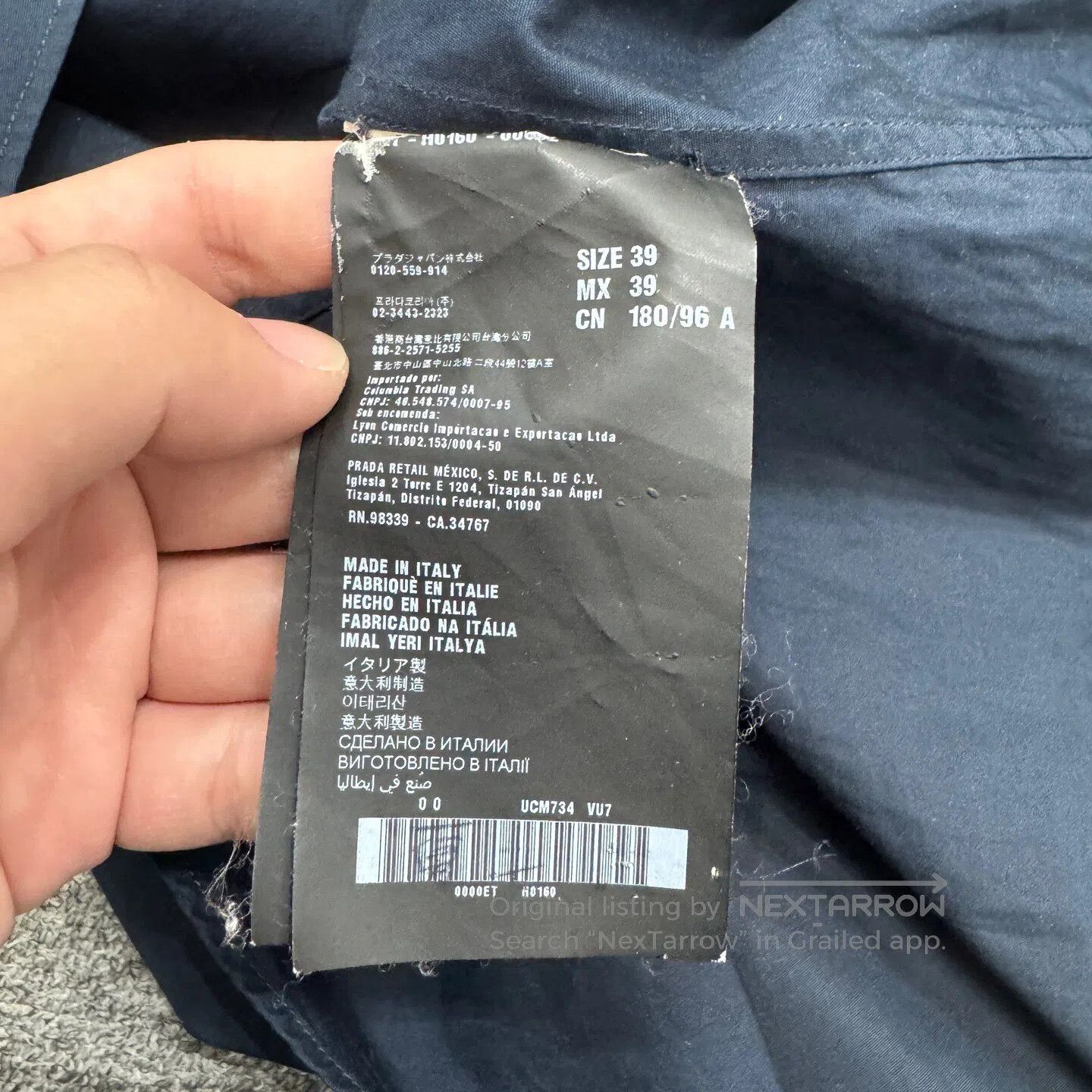 Prada Prada size39 Pocketed long-sleeved shirt| Size US M / EU 48-50 / 2 - 6 Thumbnail