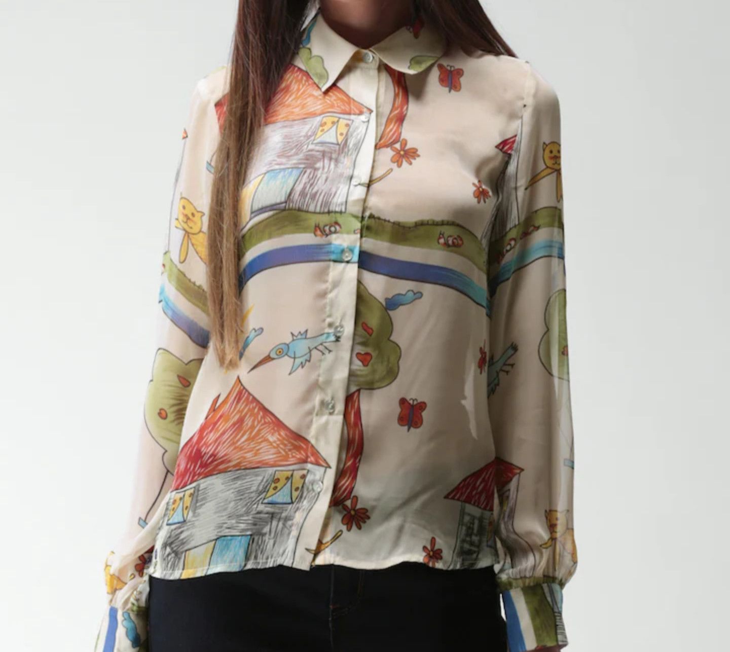 Forever 21 Forever21 Woman's Shirt Printed Size S / US 4 / IT 40 - 3 Thumbnail