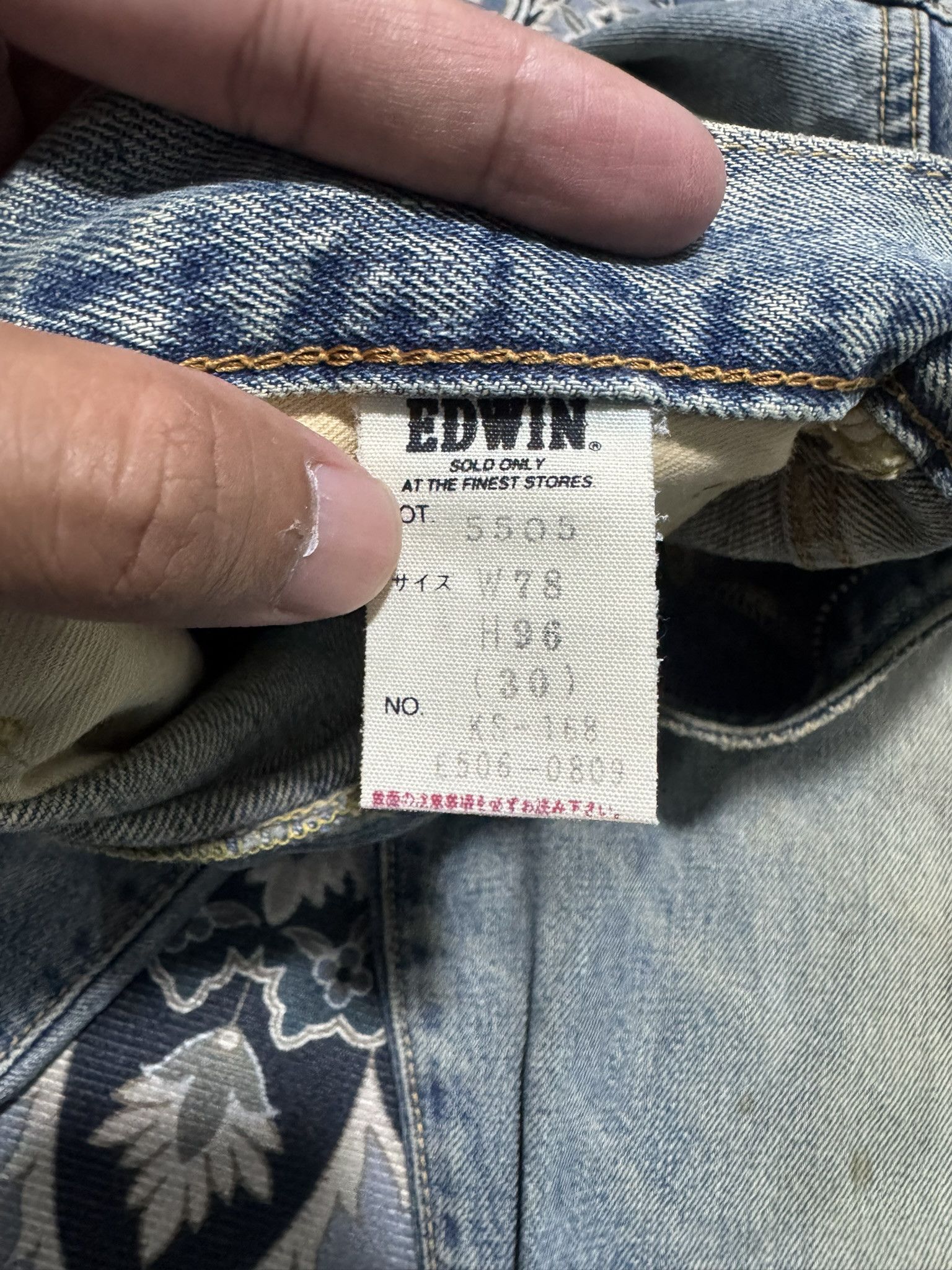 Beauty Beast × If Six Was Nine × Japanese Brand Vintage Edwin 501X Distressed Denim Selvadge Redline Jeans Size US 30 / EU 46 - 9 Thumbnail