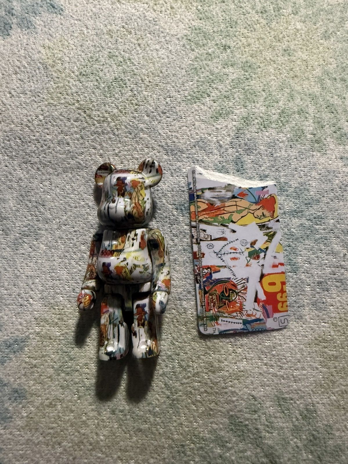 Medicom Toy Bearbrick Andy Warhol × JEAN-MICHEL BASQUIAT Size ONE SIZE - 1 Thumbnail