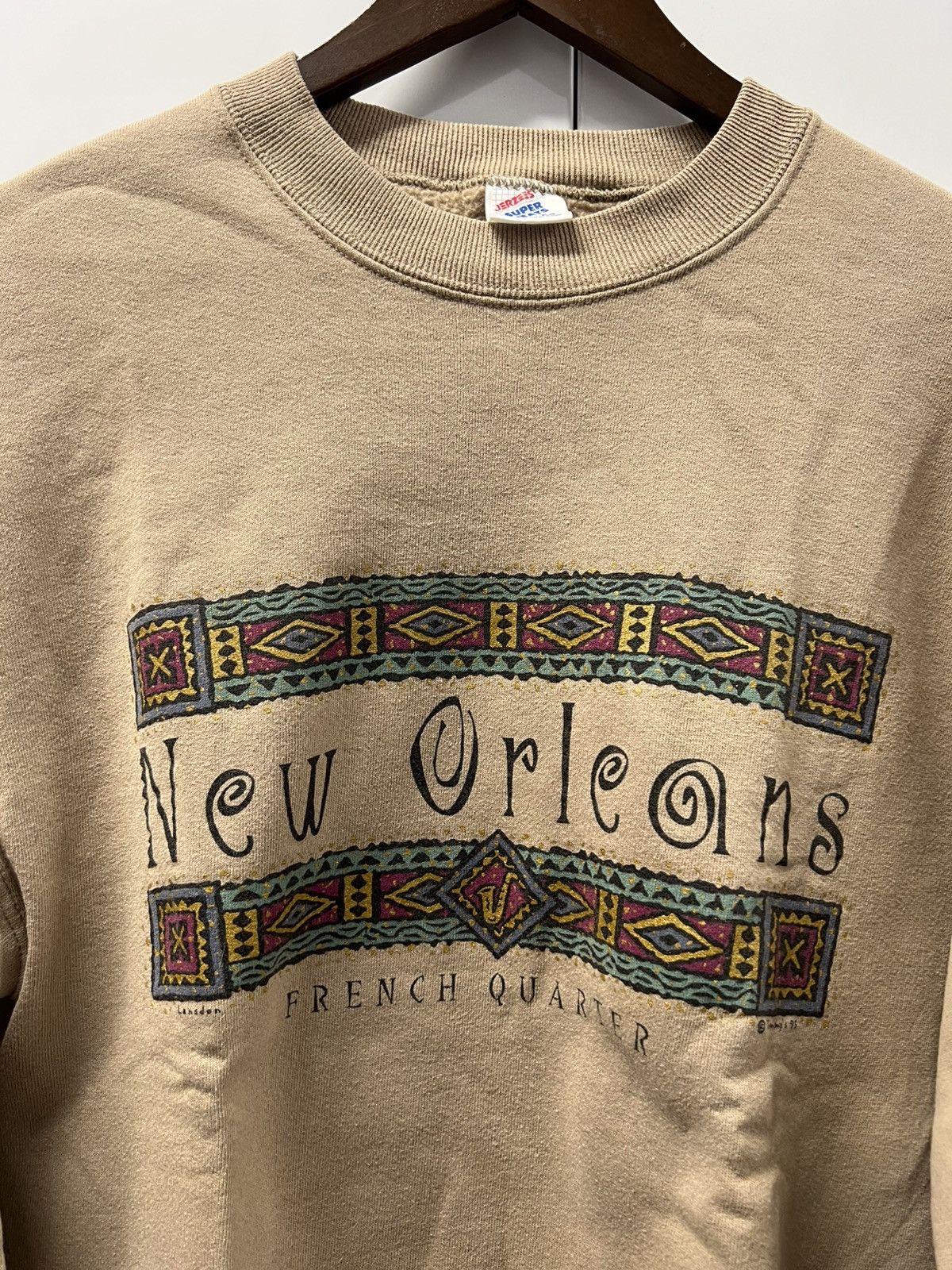 Vintage 90's 2000's Y2K VTG Vintage New Orleans French Sweatshirt Size US M / EU 48-50 / 2 - 4 Thumbnail