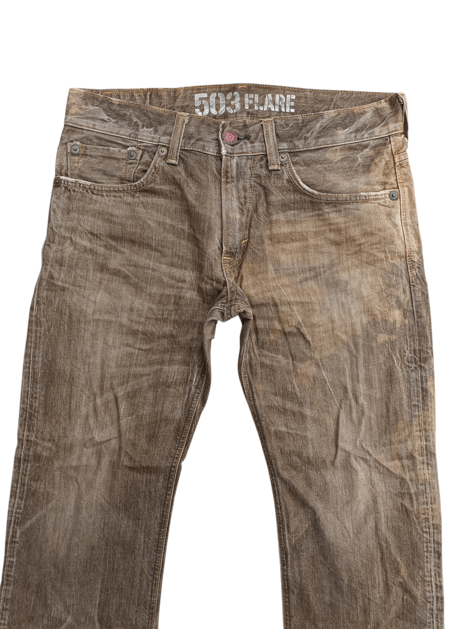 Hysteric Glamour × If Six Was Nine × Tornado Mart FLARED 90s Style ⚡️ Edwin 503 Flare BlueTrip Faded Jean Size US 34 / EU 50 - 8 Thumbnail