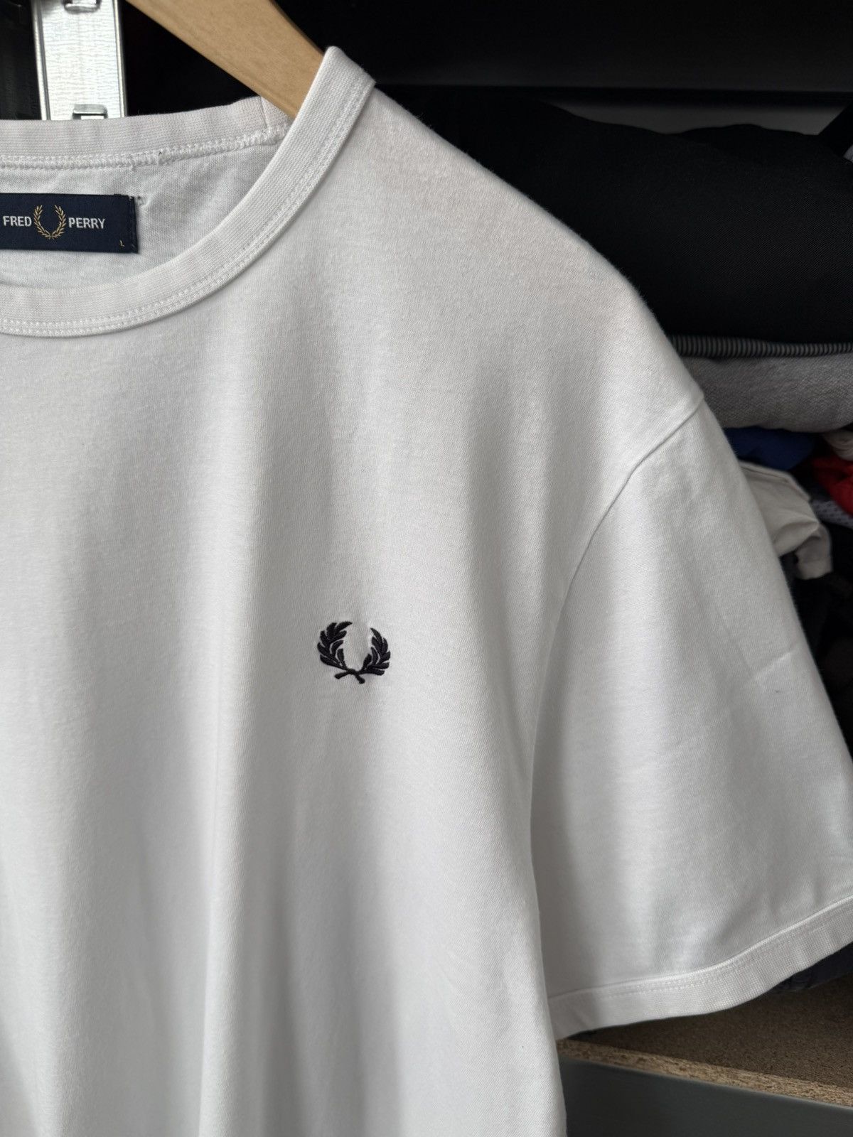 Fred Perry Vintage Fred Perry T-Shirt White Casual Tee Streetwear Hype Size US L / EU 52-54 / 3 - 7 Thumbnail