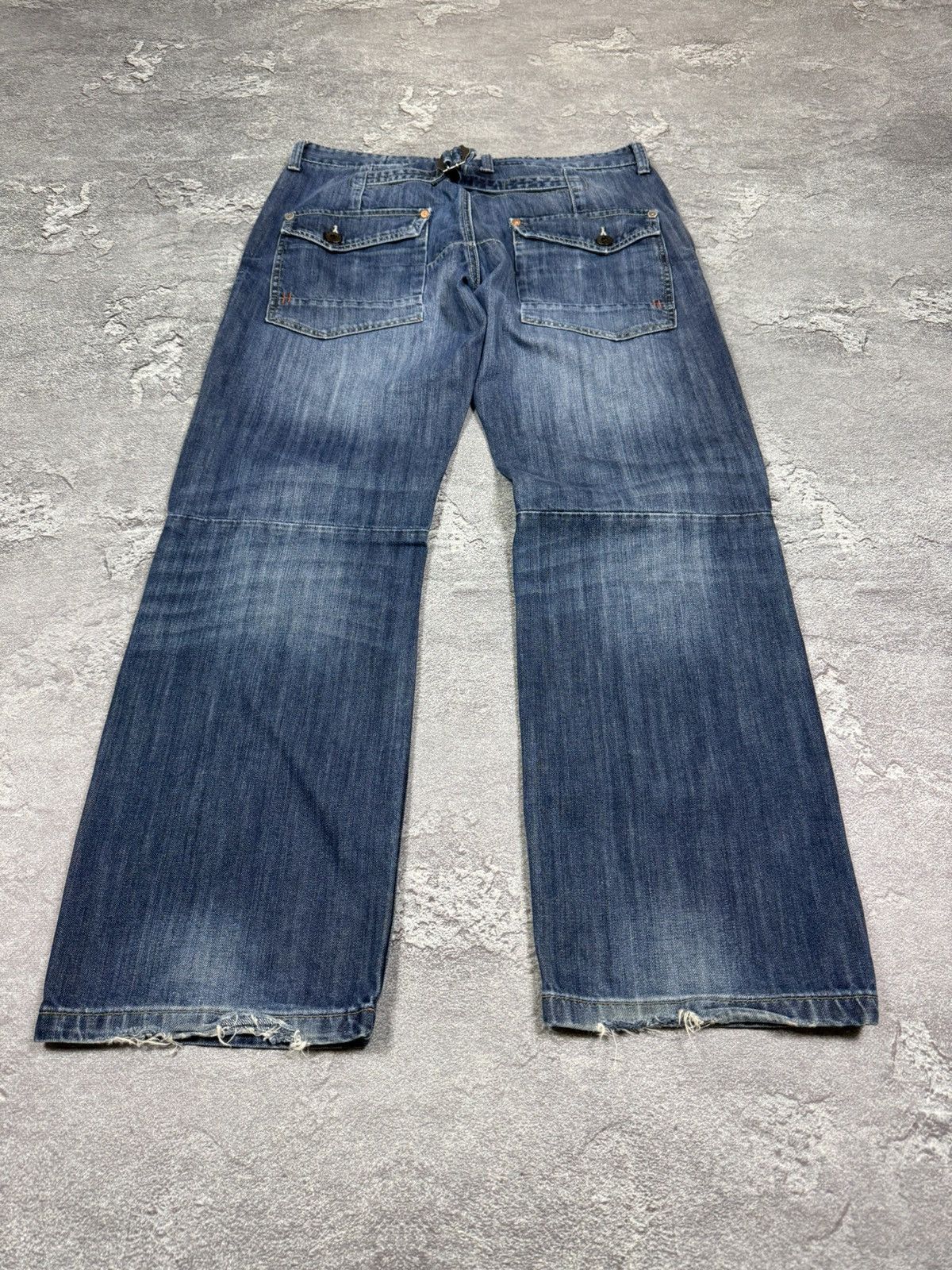 If Six Was Nine Y2K 2000s Flared Bootcut Loose Straight Washed Jeans Size 34 Size US 34 / EU 50 - 5 Thumbnail