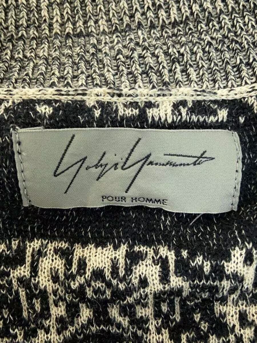 Yohji Yamamoto Striped Pattern Knit Cardigan Size US L / EU 52-54 / 3 - 4 Thumbnail