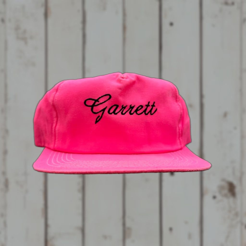 Pinko VINTAGE HaT Snapback Cap Nylon Neon Pink Fluorescent 1990s Cap One Size Pink Mens Womens Boys Girls Snapback Hat Size ONE SIZE - 1 Thumbnail