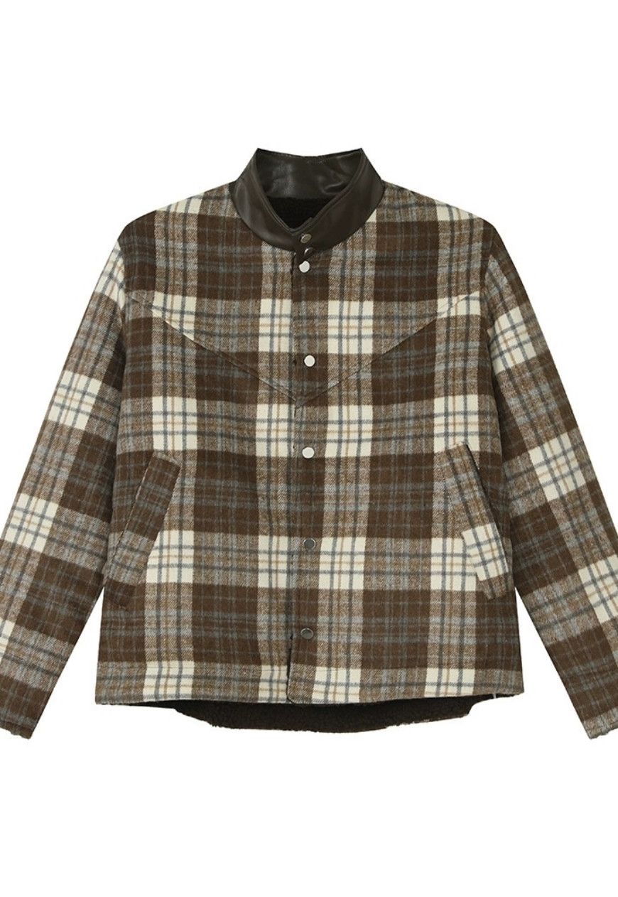 Other Men’s plaid faux lamb wool coat Size US M / EU 48-50 / 2 - 7 Thumbnail