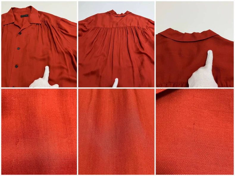 Yohji Yamamoto Yohji Yamamoto Tea Red Shirt Size US L / EU 52-54 / 3 - 6 Thumbnail