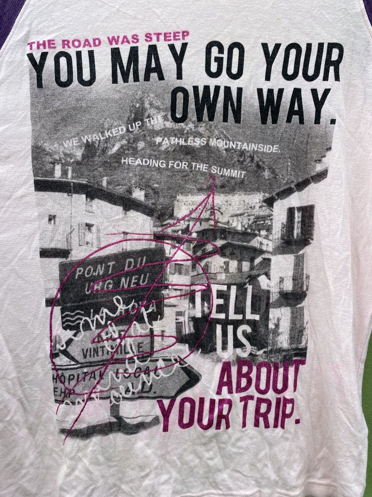Japanese Brand Anti-Label Raglan Travel Graphic Longsleeve Vintage Style Size US M / EU 48-50 / 2 - 7 Thumbnail