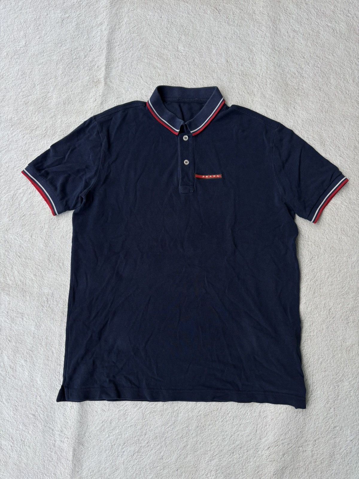 Prada Prada polo shirt red tab Size US L / EU 52-54 / 3 - 1 Thumbnail