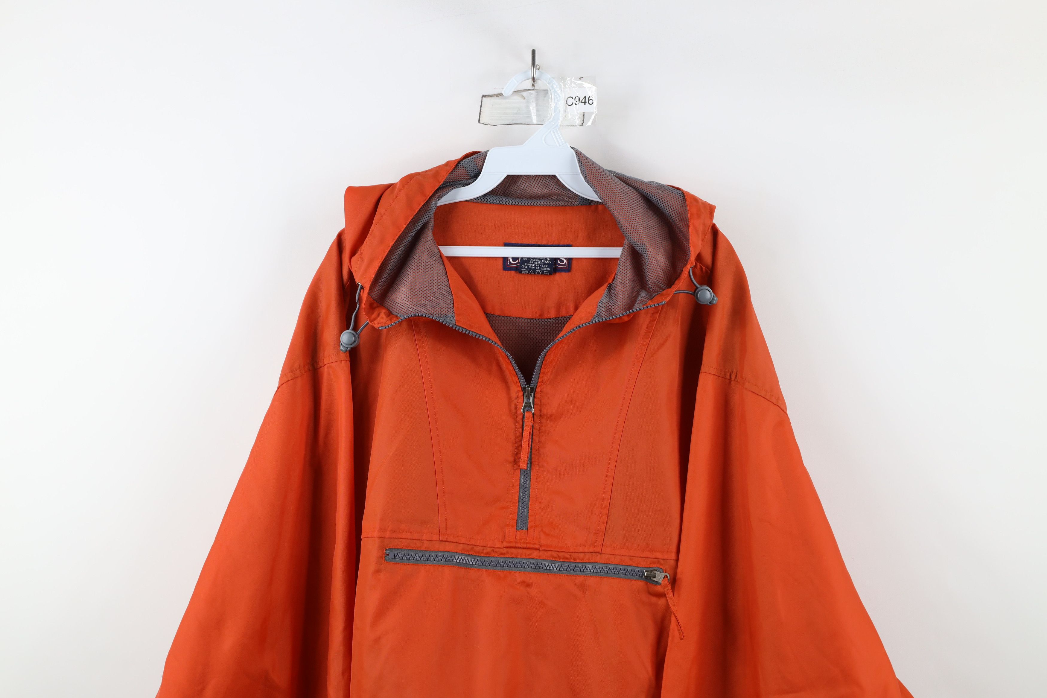 Vintage Vintage 90s Streetwear Fit Hooded Anorak Windbreaker Jacket Size US XL / EU 56 / 4 - 2 Thumbnail
