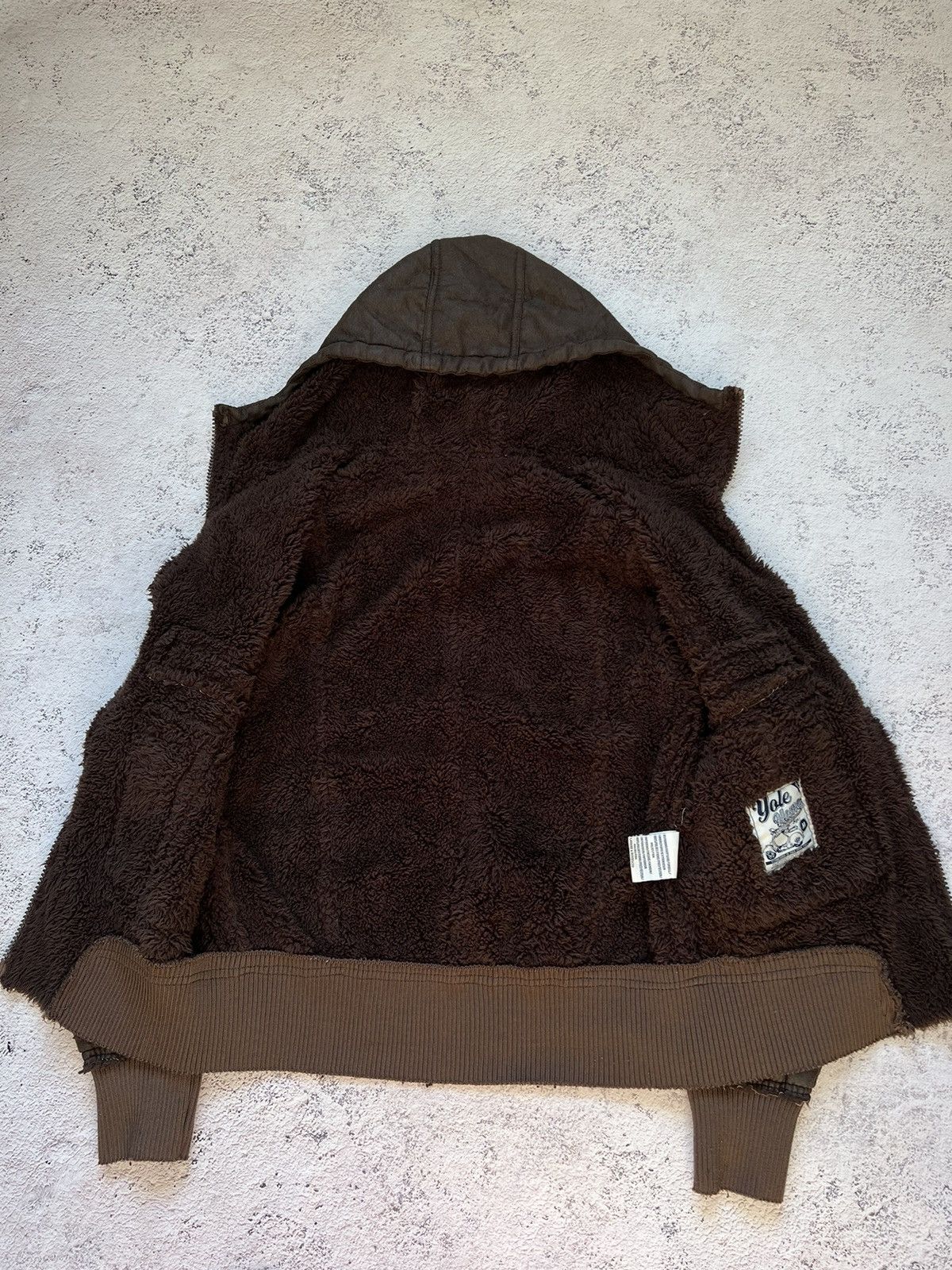 If Six Was Nine × Le Grande Bleu (L.G.B.) Vintage Grunge Zip Fur Jacket IfSixWasNine Y2K Japan Style Size M / US 6-8 / IT 42-44 - 8 Thumbnail