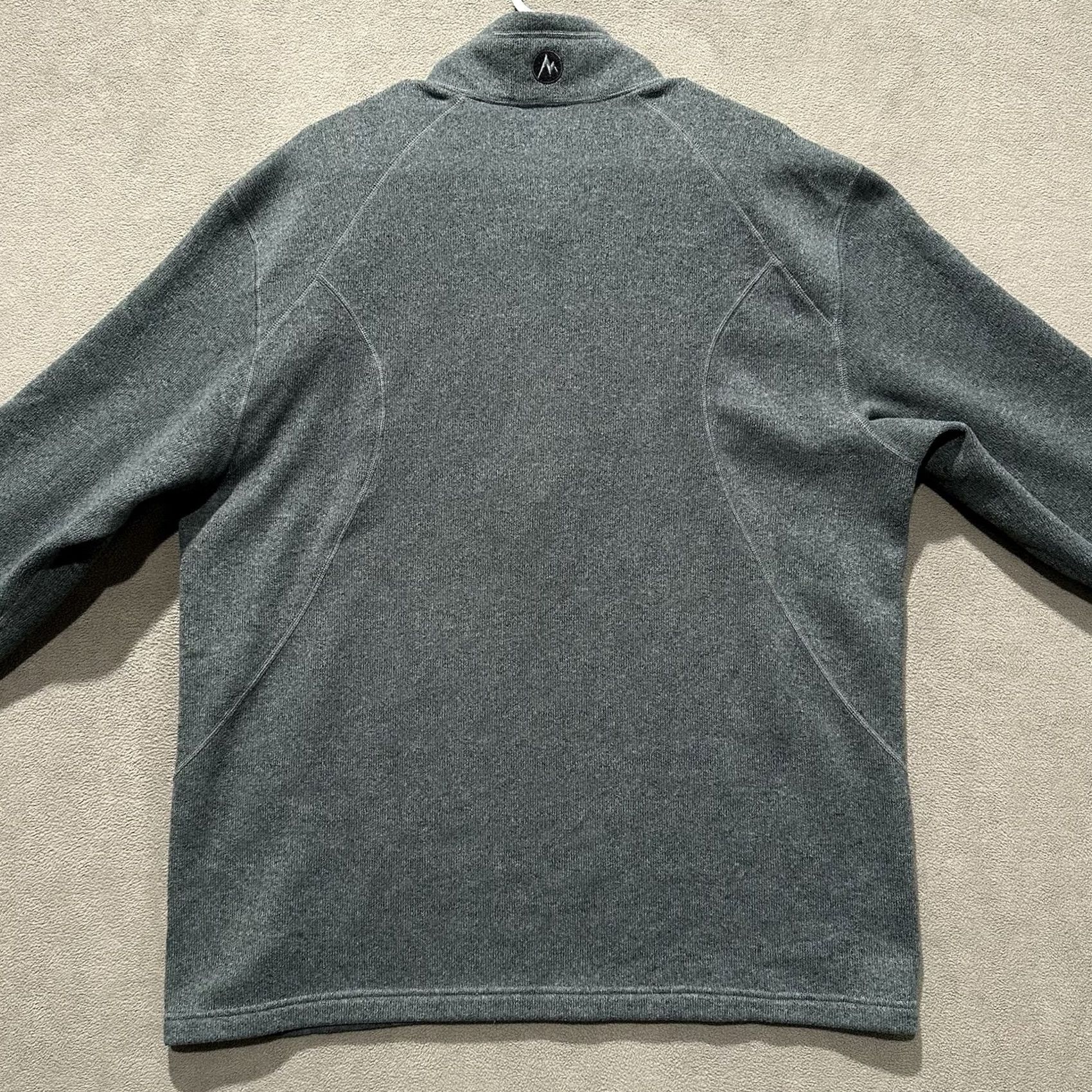 Marmot Marmot Sweater 2XL Gray/Blue Fleece Drop Line 1/2 Zip Pullover Outdoor EUC Mens Size US XXL / EU 58 / 5 - 2 Thumbnail