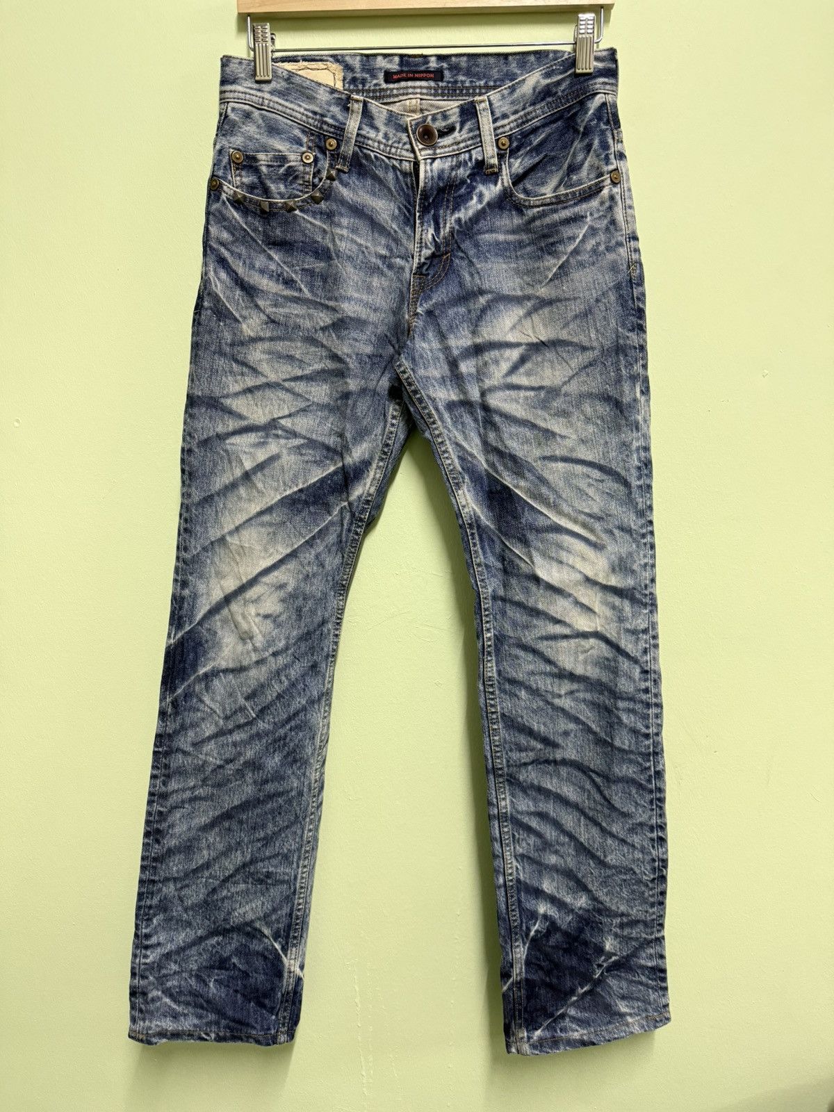 Japanese Brand Very Rare Blue Way Japanese Jeans Size US 31 - 2 Thumbnail