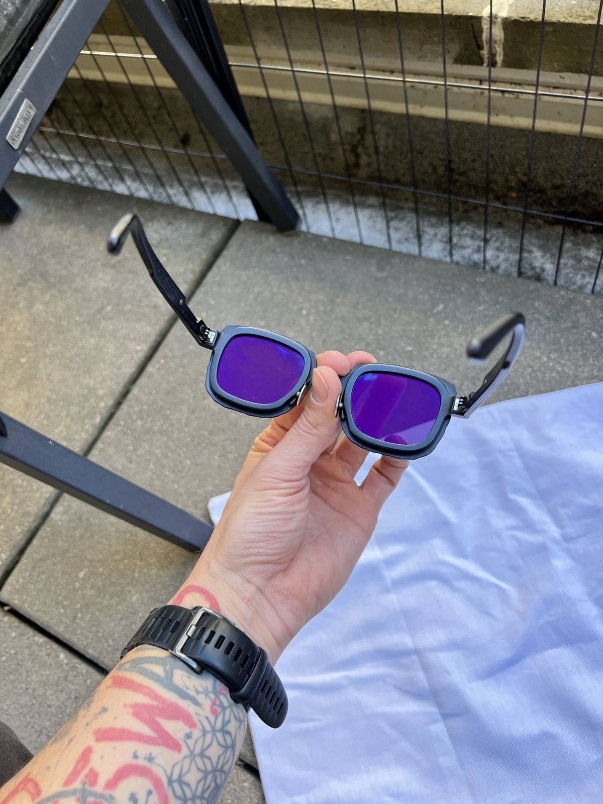 Kuboraum Kuboraum Maske Z8 Black Sunglasses Size ONE SIZE - 13 Thumbnail