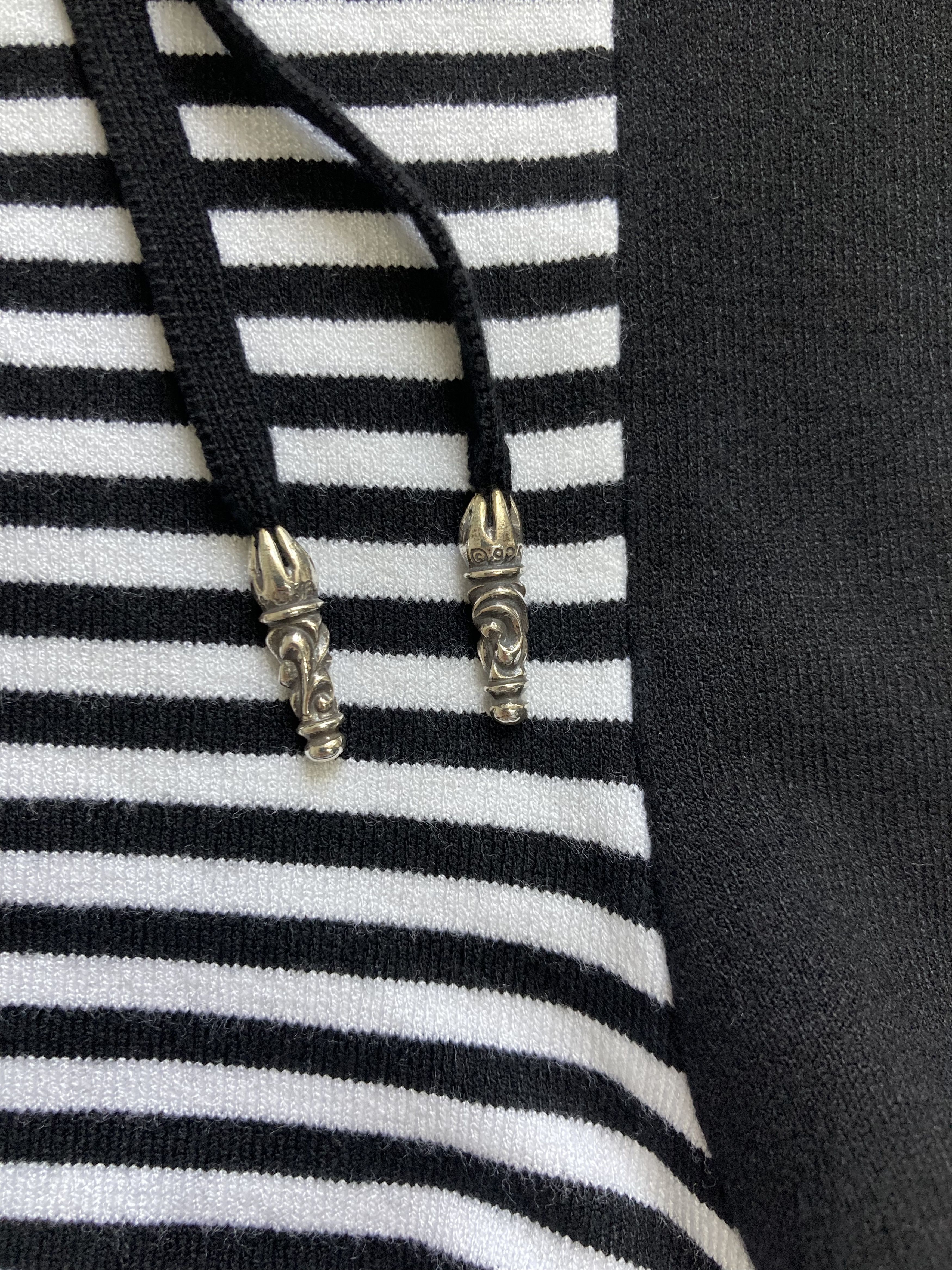Chrome Hearts Chrome Hearts Striped Cross Stitching Drawstring Shorts Size 29" - 3 Thumbnail