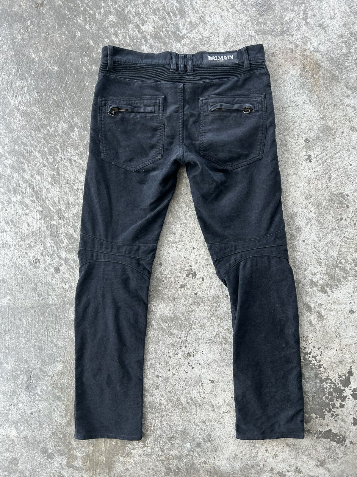 Balmain Balmain Homme AW09 Black Biker Jeans Decarnin Size US 29 - 4 Thumbnail