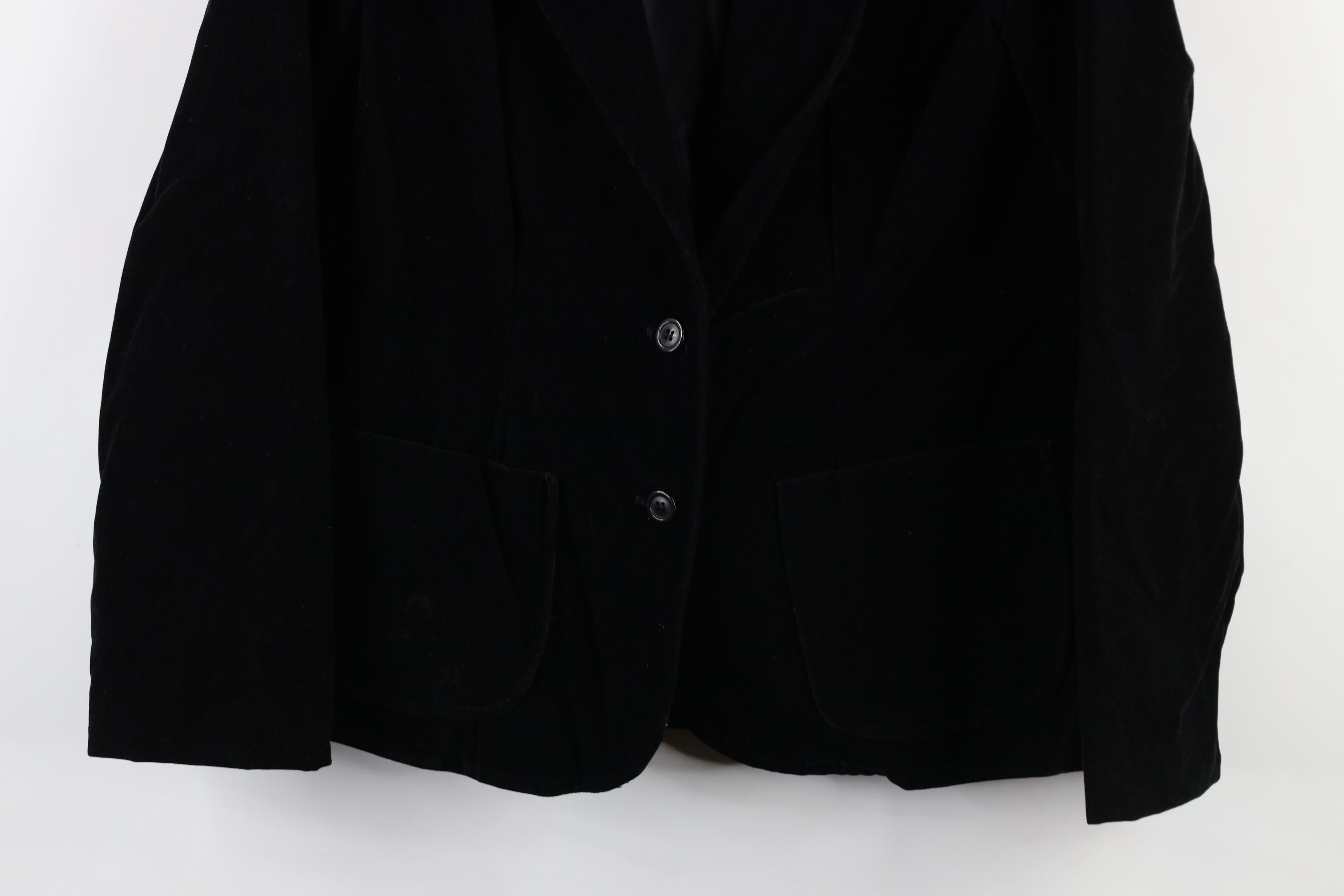 Vintage Vintage 60s 70s Rockabilly Velvet Velour Blazer Jacket USA Size M / US 6-8 / IT 42-44 - 3 Thumbnail