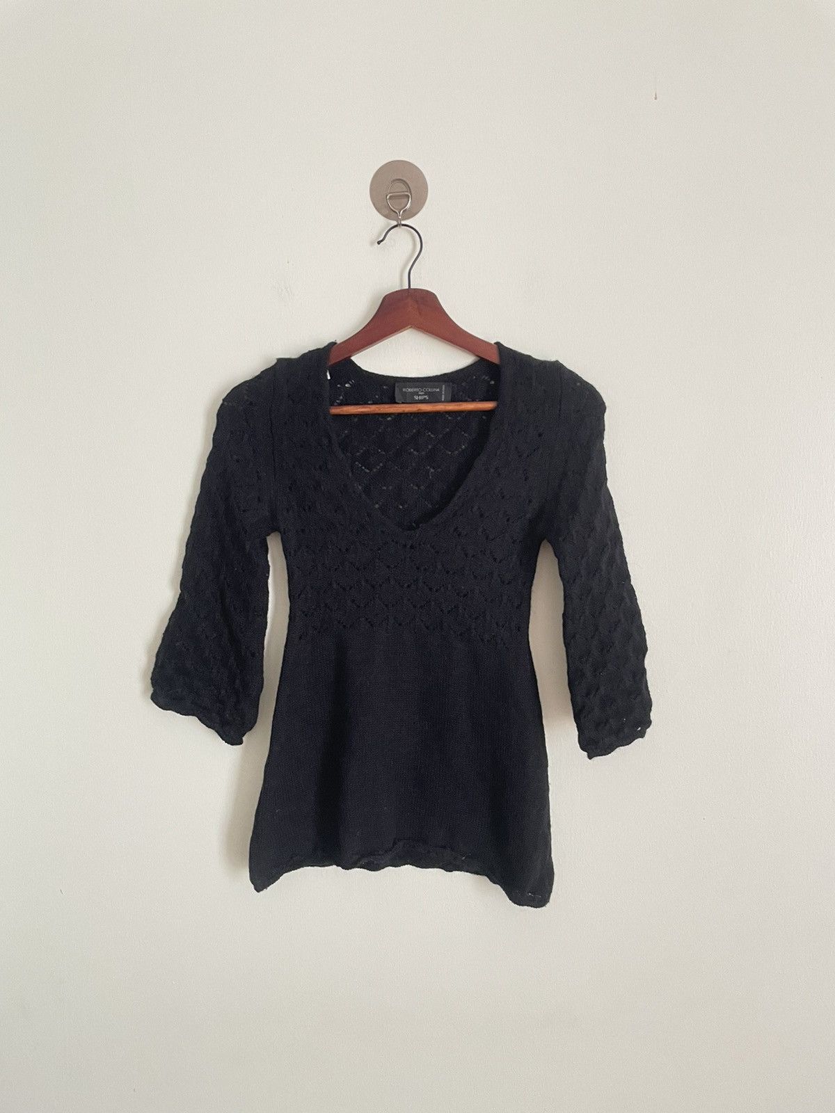image of Roberto Collina Black Tops, Women's (Size Small)