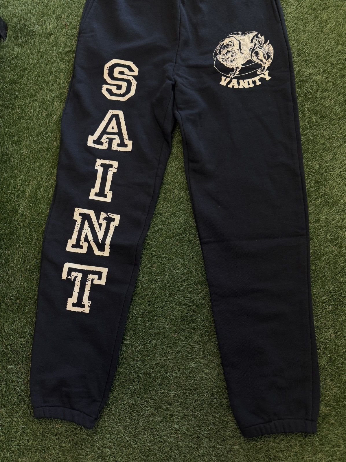 Saint Vanity Saint Vanity Sweatpants Black White Size XL (NEW) Size US 33 - 2 Thumbnail