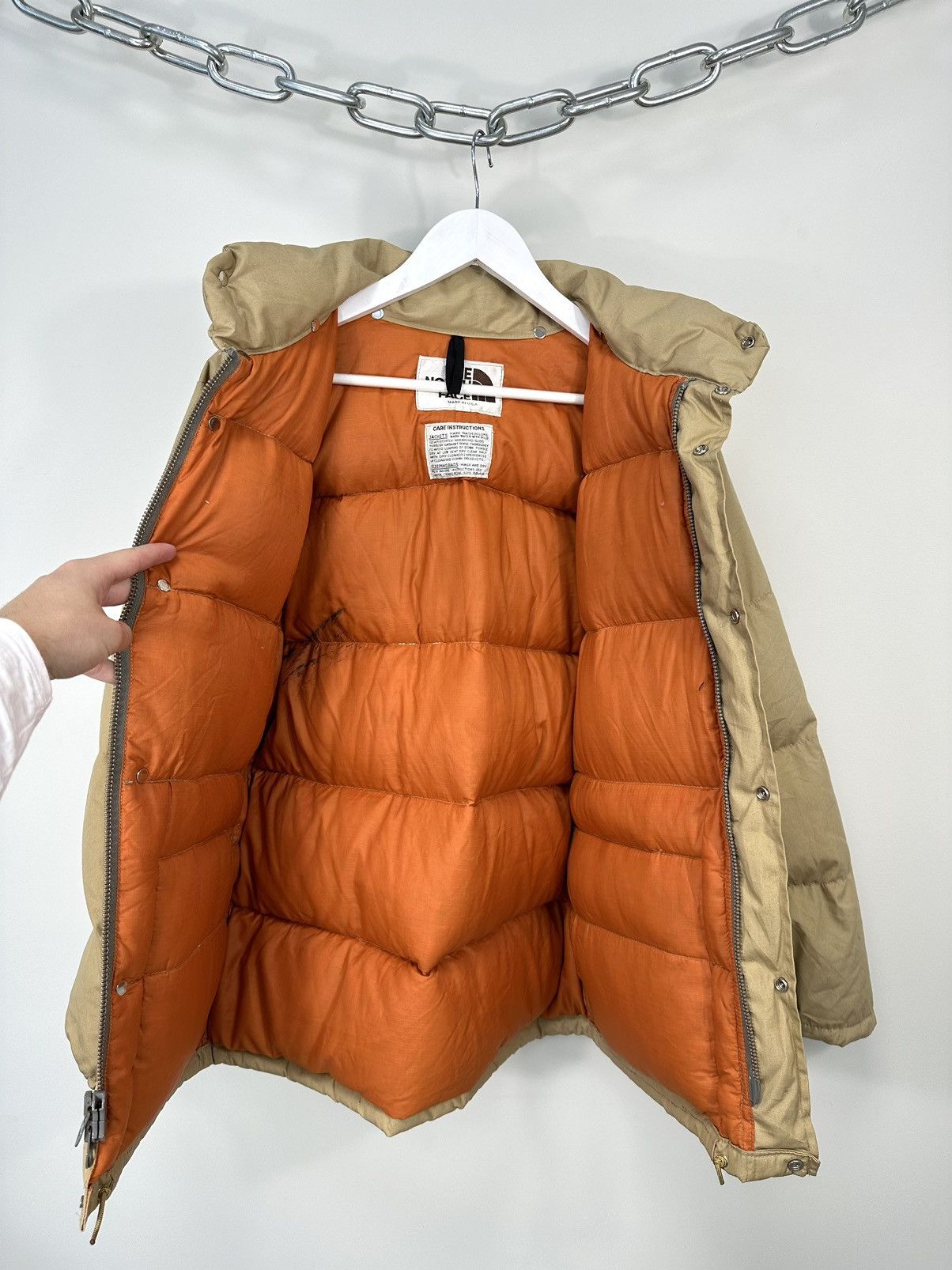 The North Face Vintage 80s The North Face Brown Tag Nuptse Puffer Jacket Size US M / EU 48-50 / 2 - 10 Thumbnail
