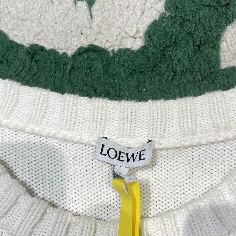Loewe LOEWE Cable knit sweater with tassel logo Size L / US 10 / IT 46 - 4 Thumbnail