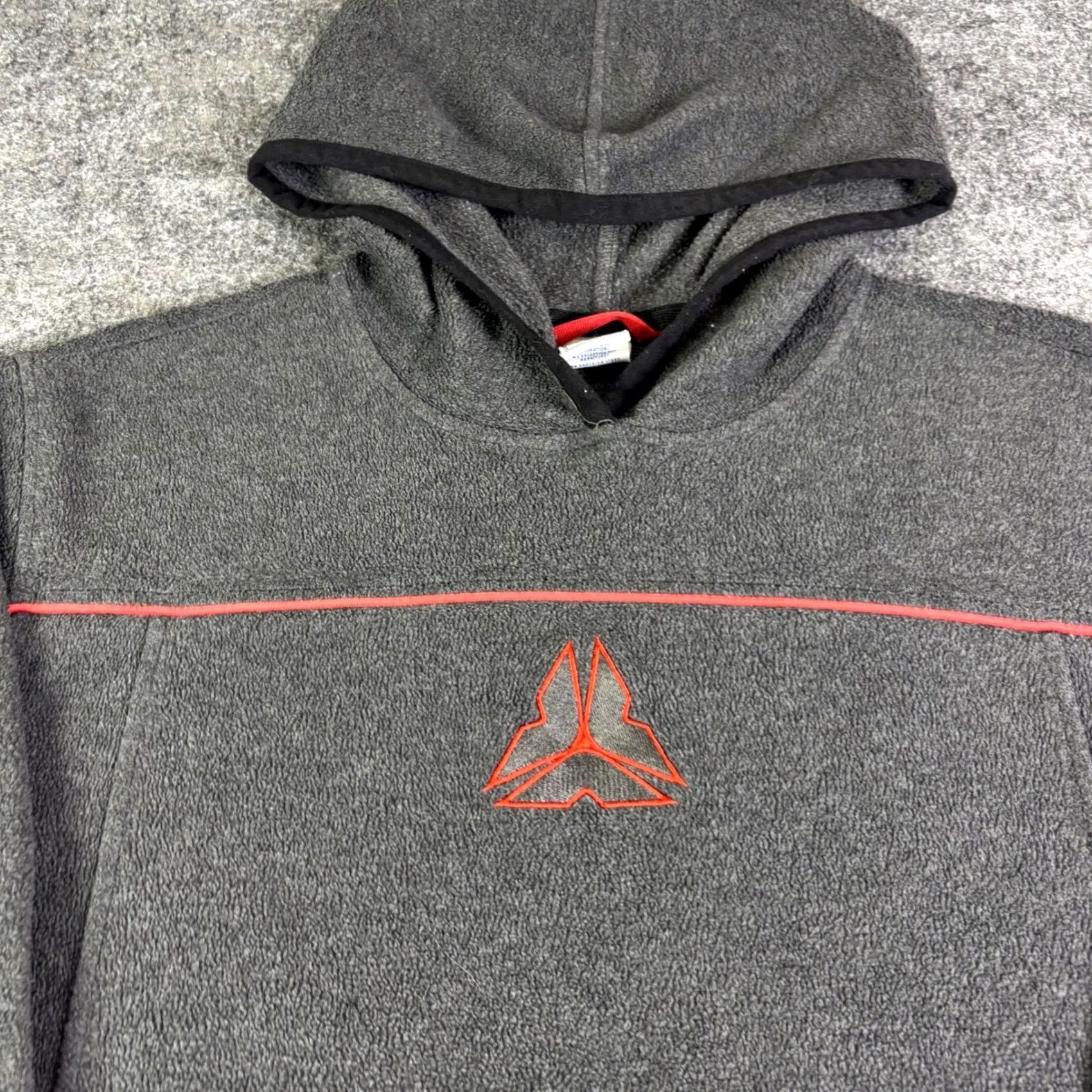 Old Navy Old Navy Mens Hoodie L Gray Embroidered Logo Fleece Pullover Regular Sleeve Long Hooded Logo Pullover Size US L / EU 52-54 / 3 - 6 Thumbnail