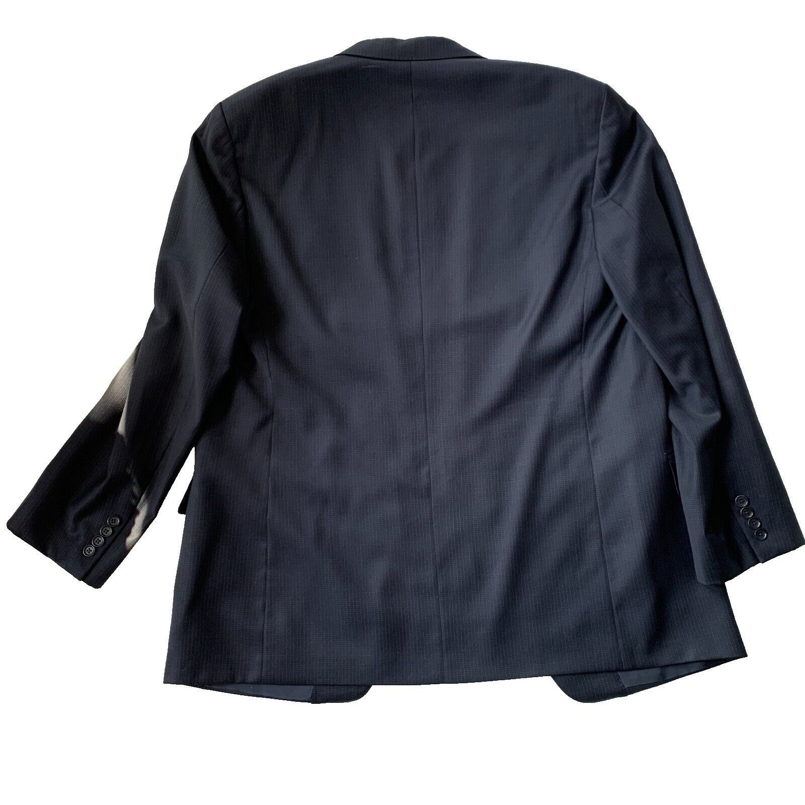 Samuelsohn Samuelsohn Blazer Men's Size 44L TALL Navy Wool Union Made S Size 44L - 3 Thumbnail
