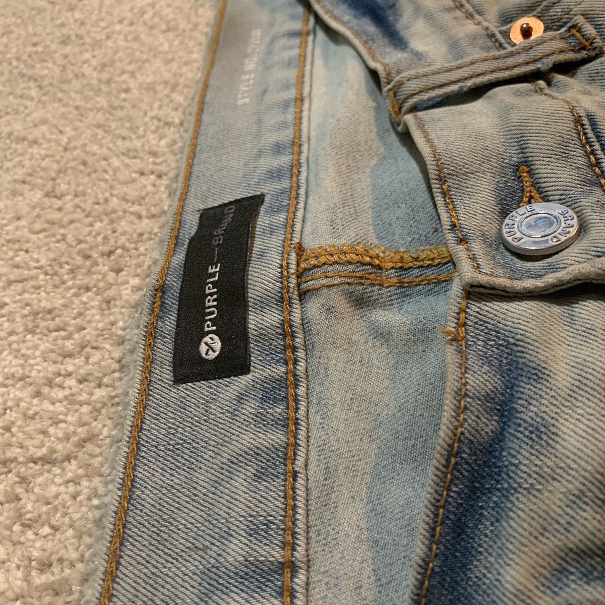 Purple Brand PURPLE-BRAND 👖🏷️ Size: 38 Size US 38 / EU 54 - 5 Thumbnail