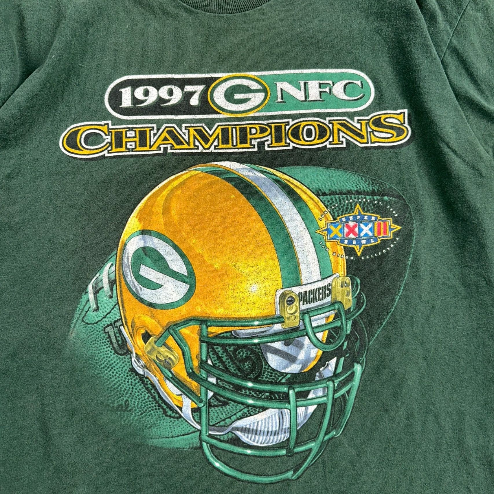 Pro Player VINTAGE Pro Player Green Bay Packers 1997 NFL T Shirt XL Mens Football 90s Crew Neck Short Sleeve Green USA Size US XL / EU 56 / 4 - 2 Thumbnail