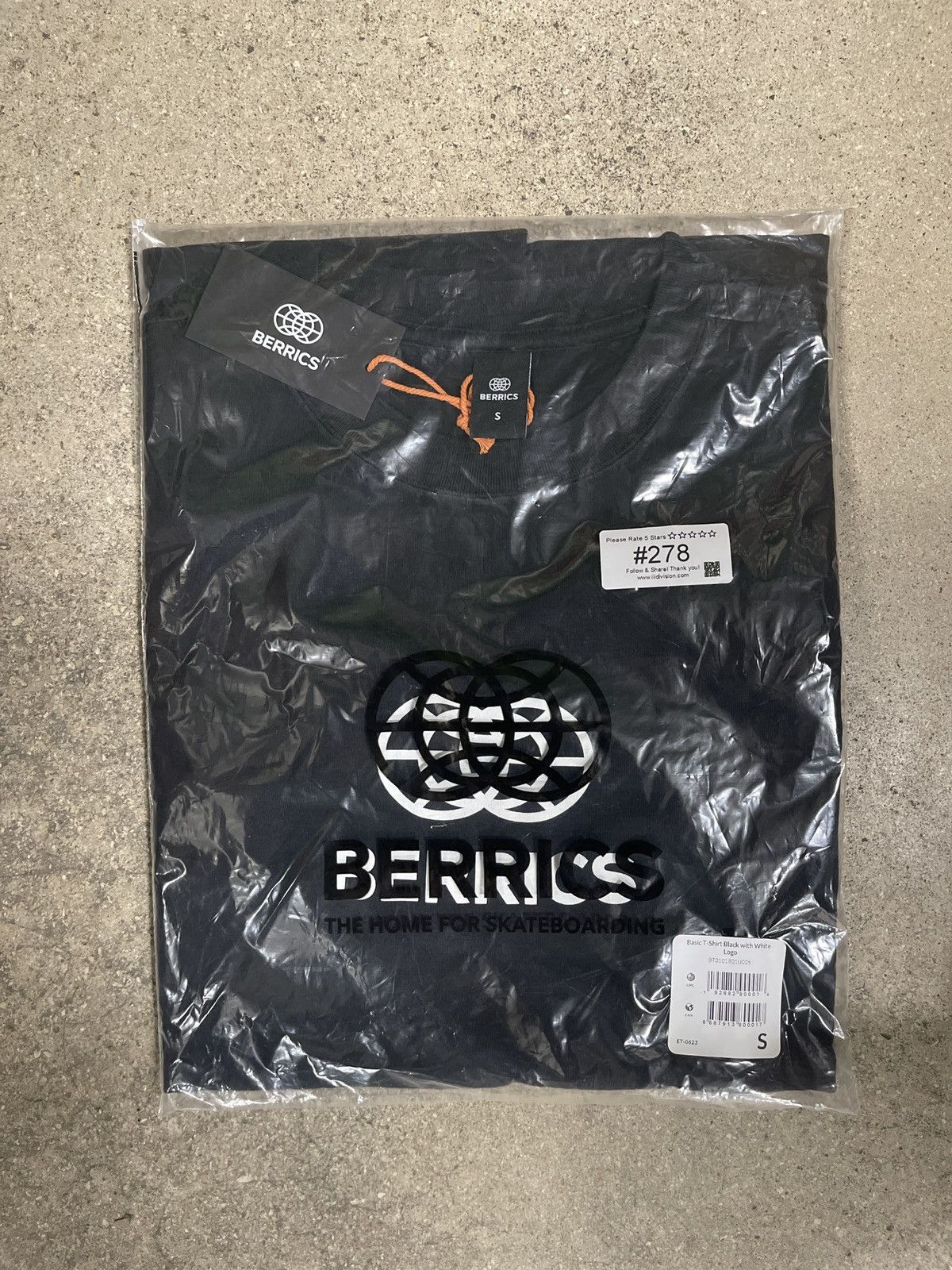 The Berrics The Berrics Basic Black T shirt w/ Logo Small Size US S / EU 44-46 / 1 - 2 Thumbnail