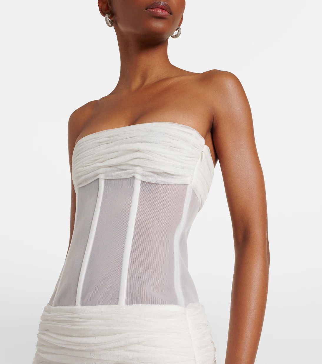Christopher Esber Veiled Corset Dress Size XS / US 0-2 / IT 36-38 - 3 Thumbnail