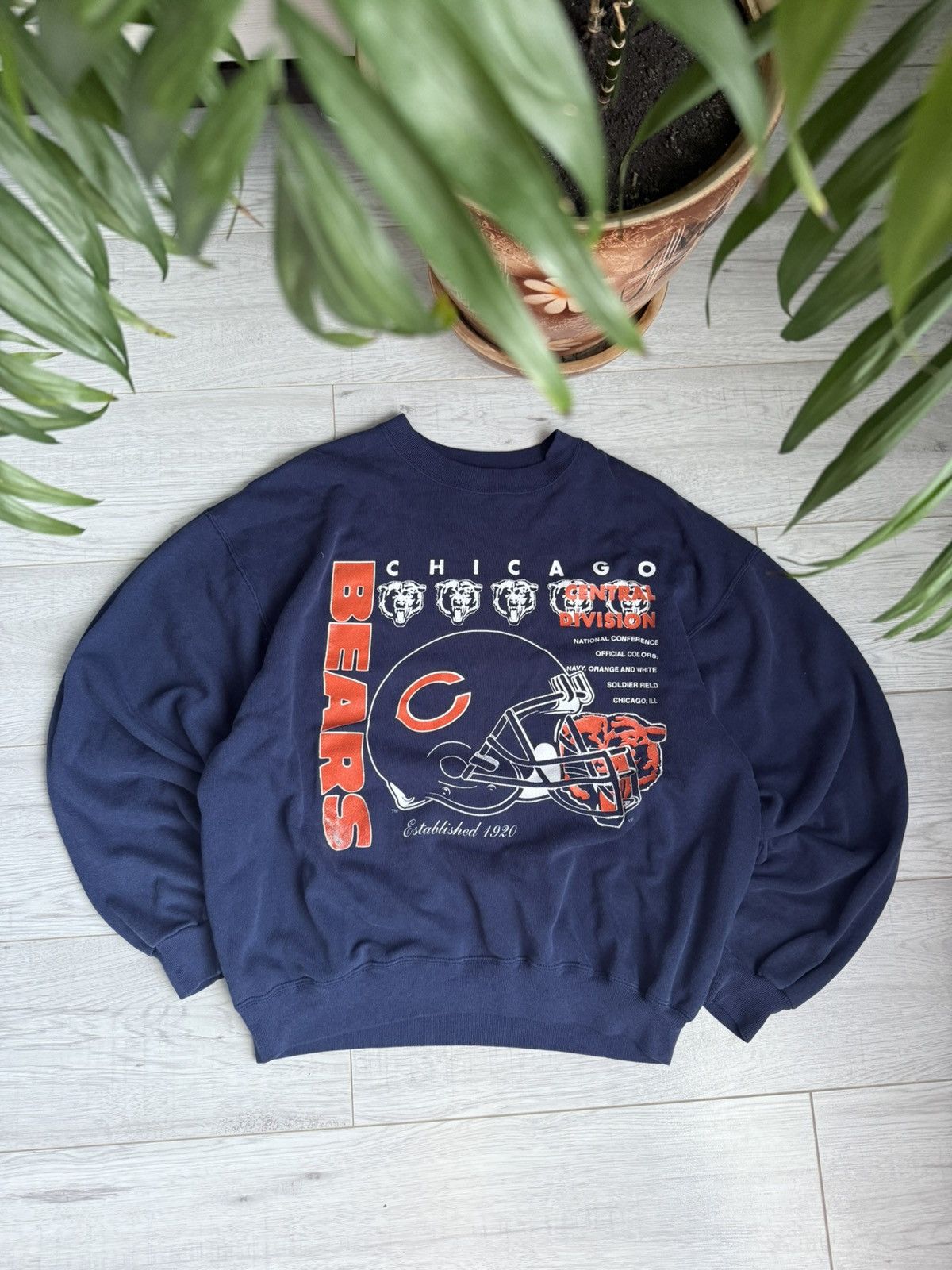 Vintage Chicago Bears crewneck NHL jerseys sweatshirt 90’s