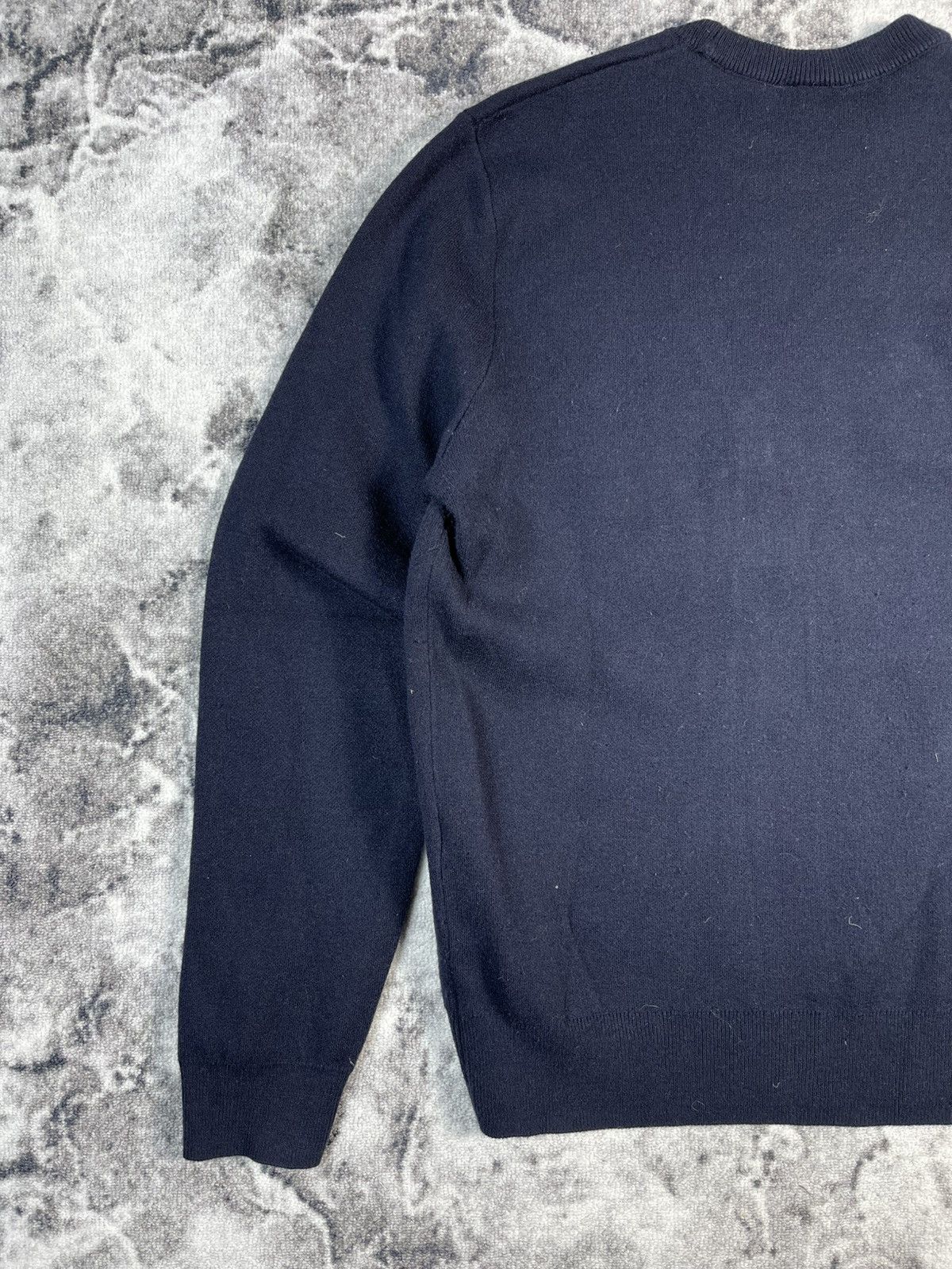 Lacoste Lacoste Wool Blend Sweater Logo Navy Size L Size US L / EU 52-54 / 3 - 11 Thumbnail