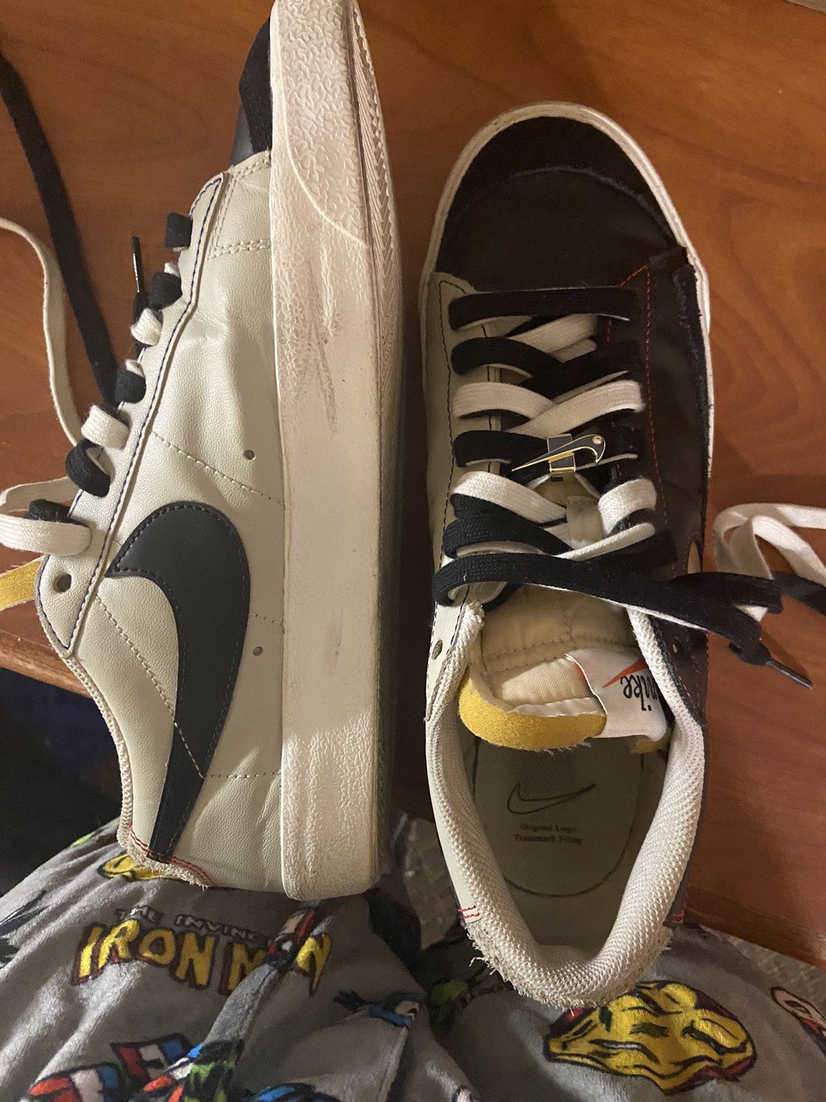 Nike Nike blazer low 77 premium removable swoosh Size US 8.5 / EU 41-42 - 1 Thumbnail