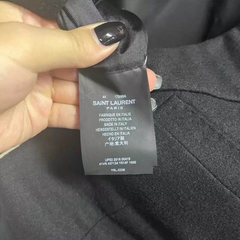 Saint Laurent Paris Saint Laurent Paris Saint Laurent Black Classic Military B Size US M / EU 48-50 / 2 - 4 Thumbnail