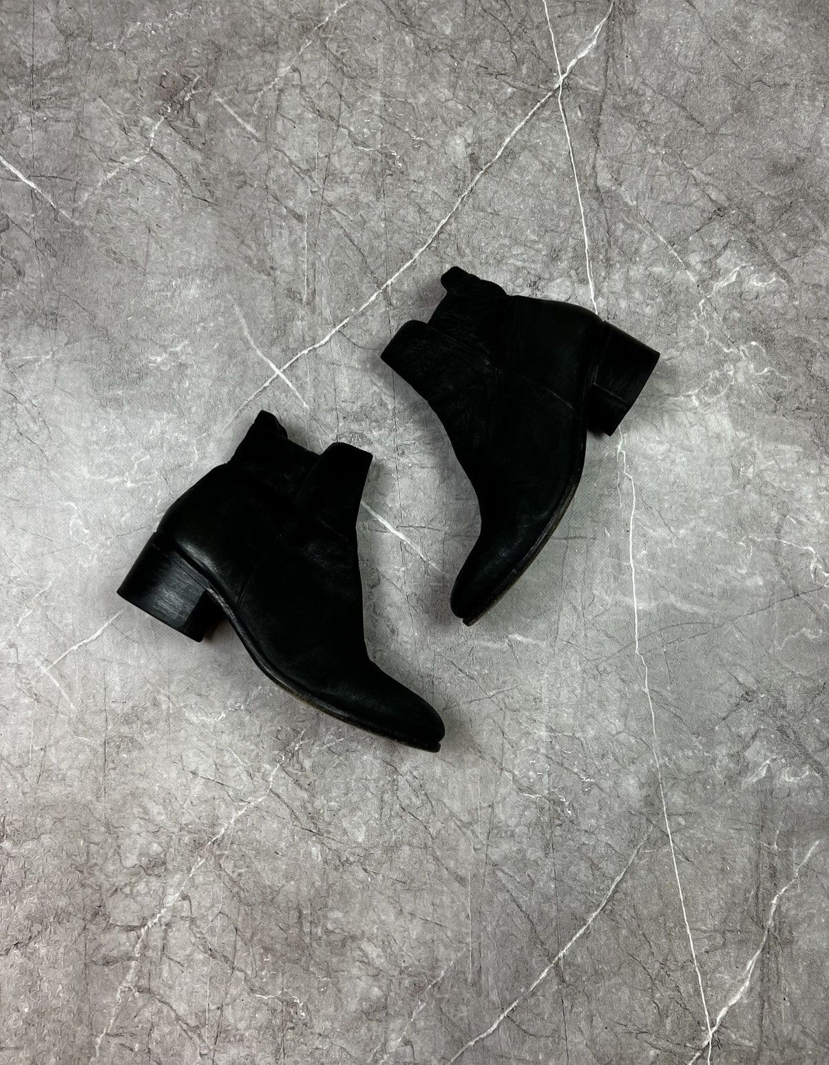 The Last Conspiracy The Last Conspiracy Black Soft Leather Ankle Boots Size 37 Size US 7 / IT 37 - 13 Thumbnail