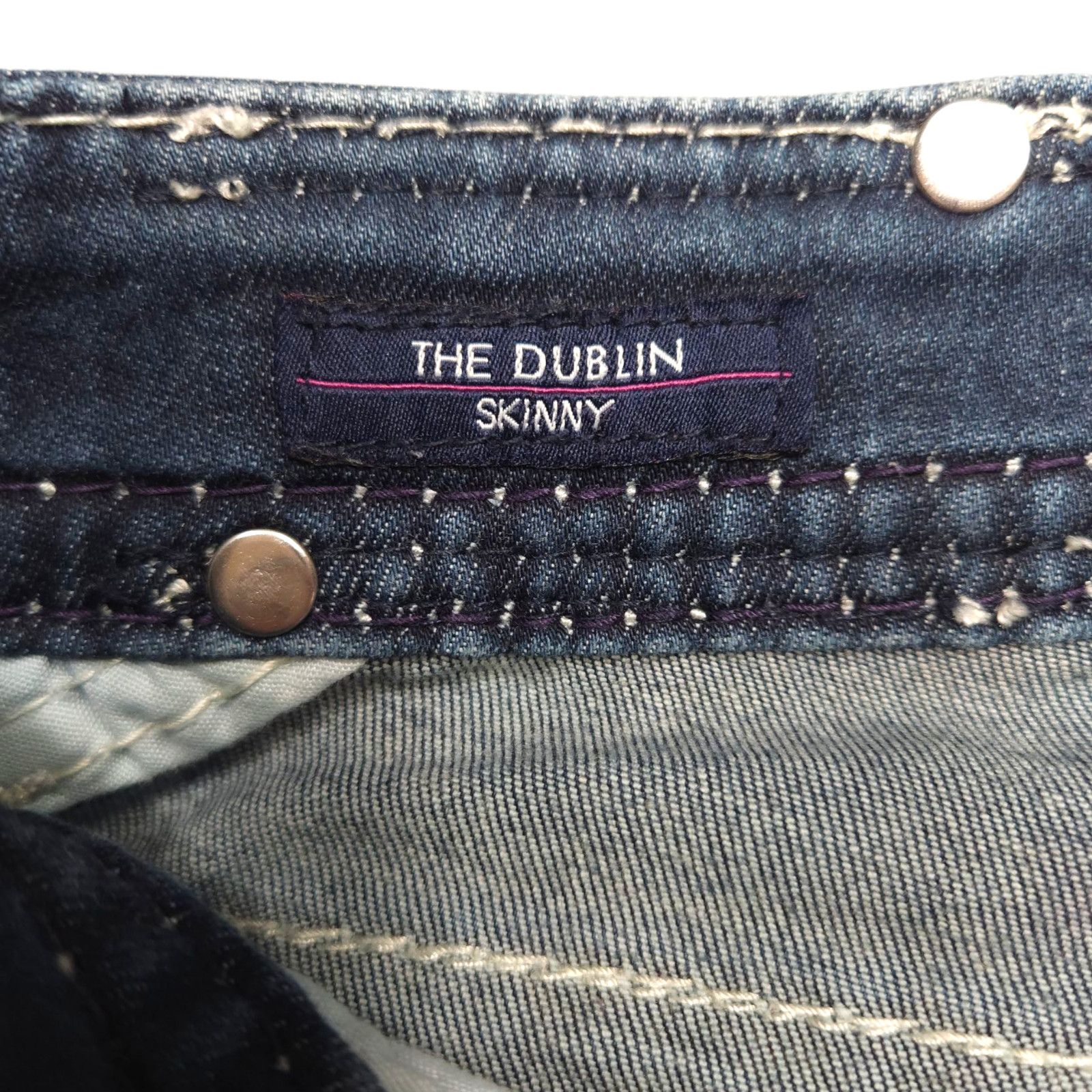 Other EUC Vigoss Dublin Low Rise Denim Skinny Jeans Sz. 1/2x31 Size 26" / US 2 / IT 38 - 7 Thumbnail