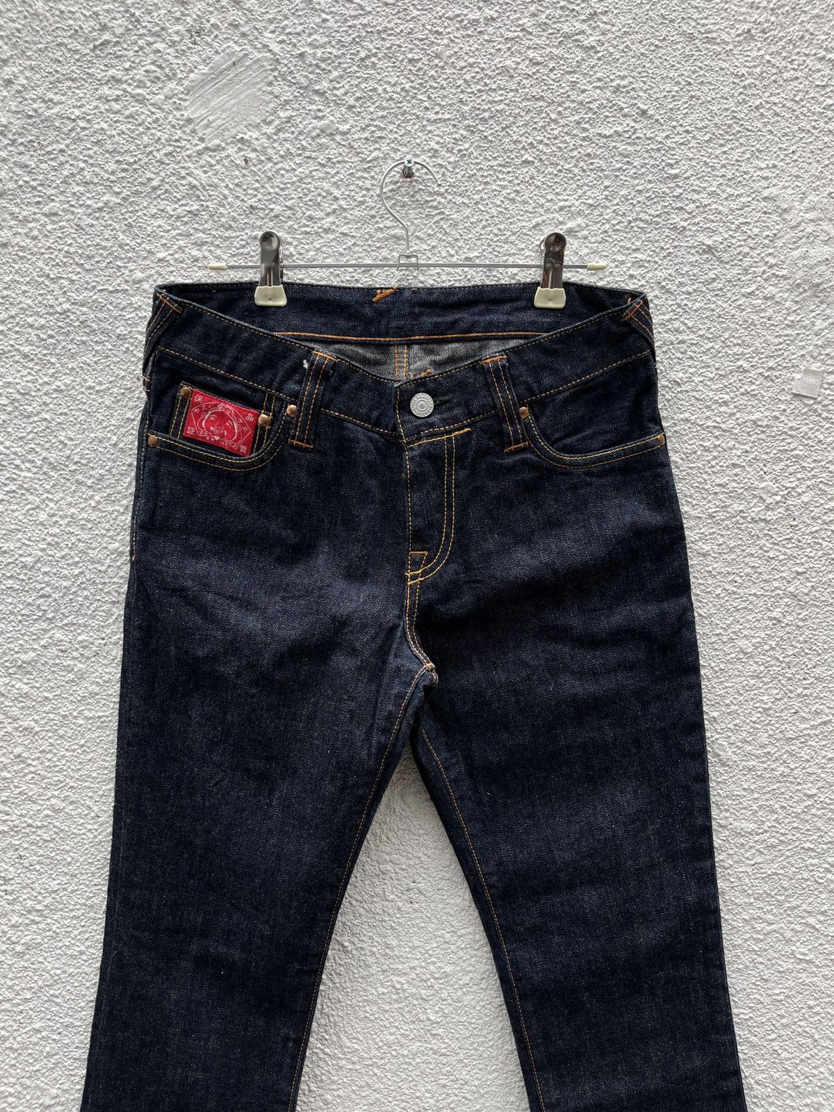 Evisu Evisu Donna Hello Kitty Embroidered Flared Jeans Size 27" / US 4 / IT 40 - 12 Thumbnail