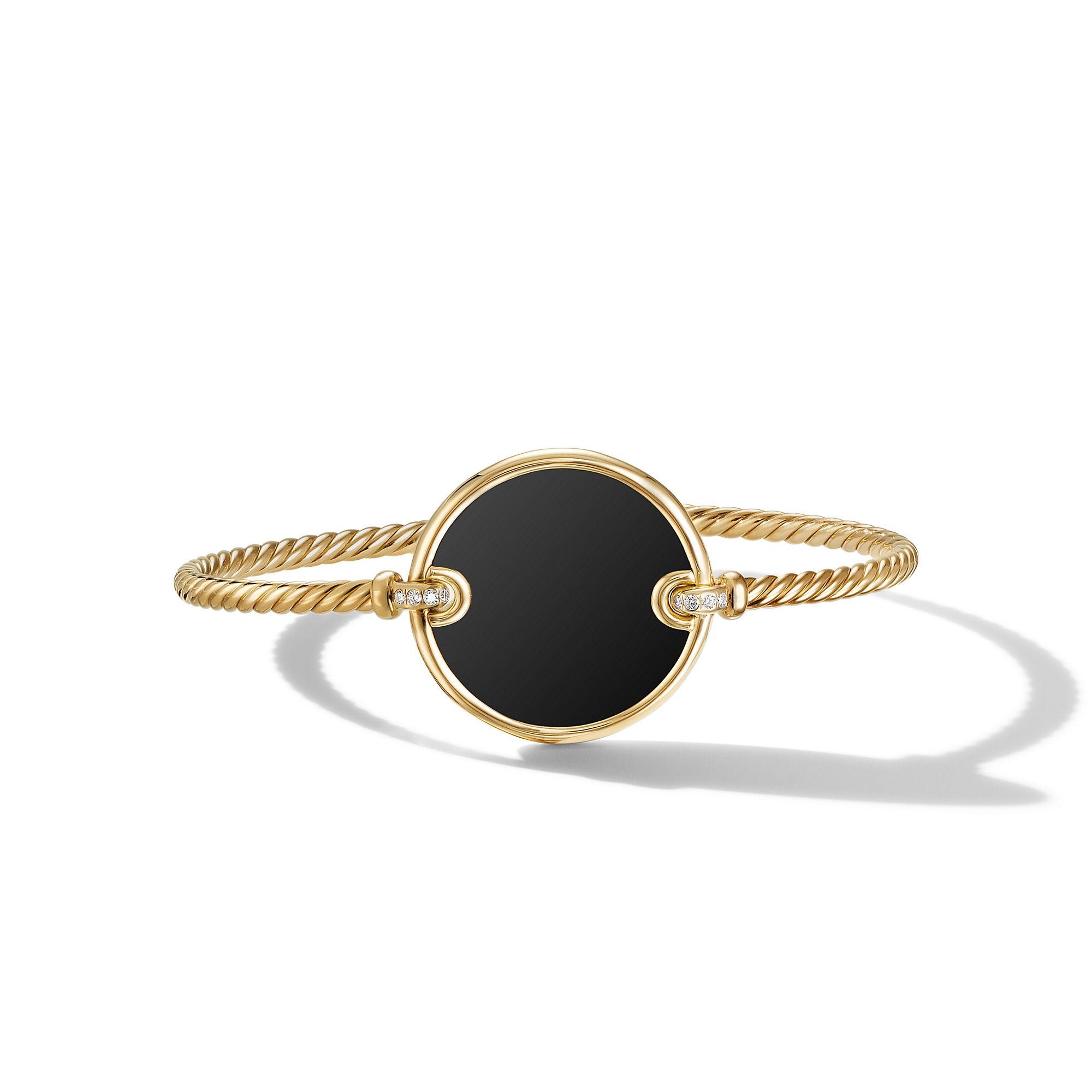 David Yurman o1w1db10325 Bracelet in 18K Gold and Diamonds & 22mm Size ONE SIZE - 1 Thumbnail